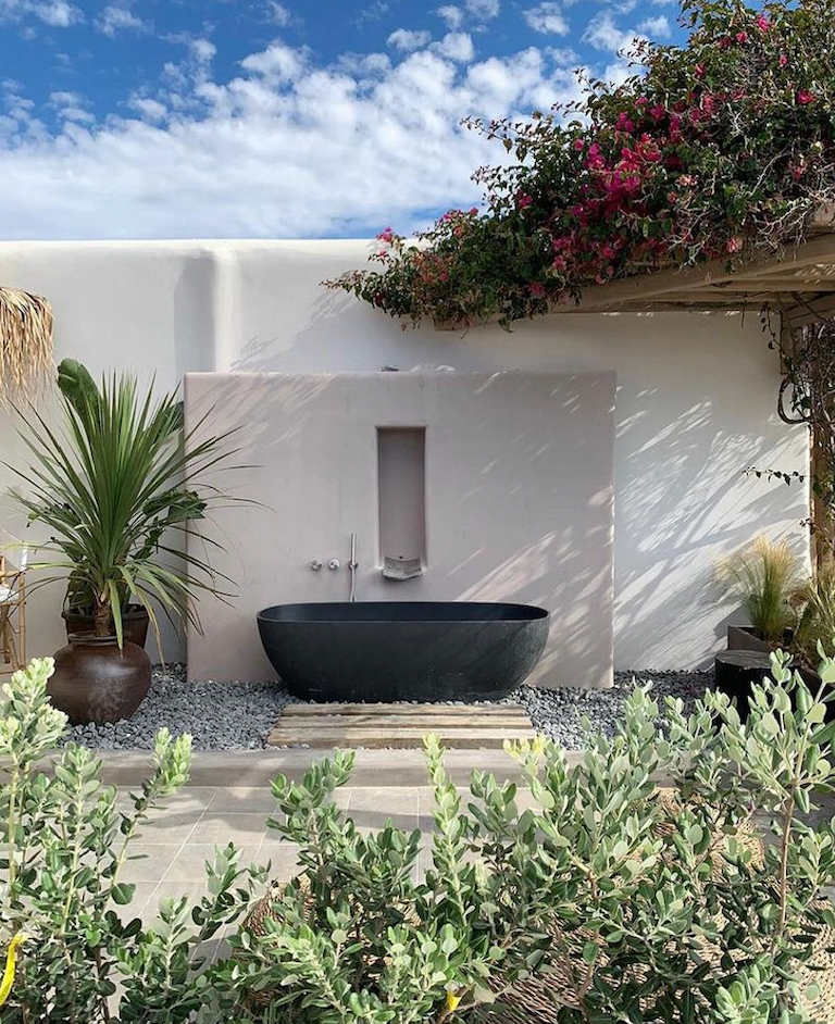 outdoor shower