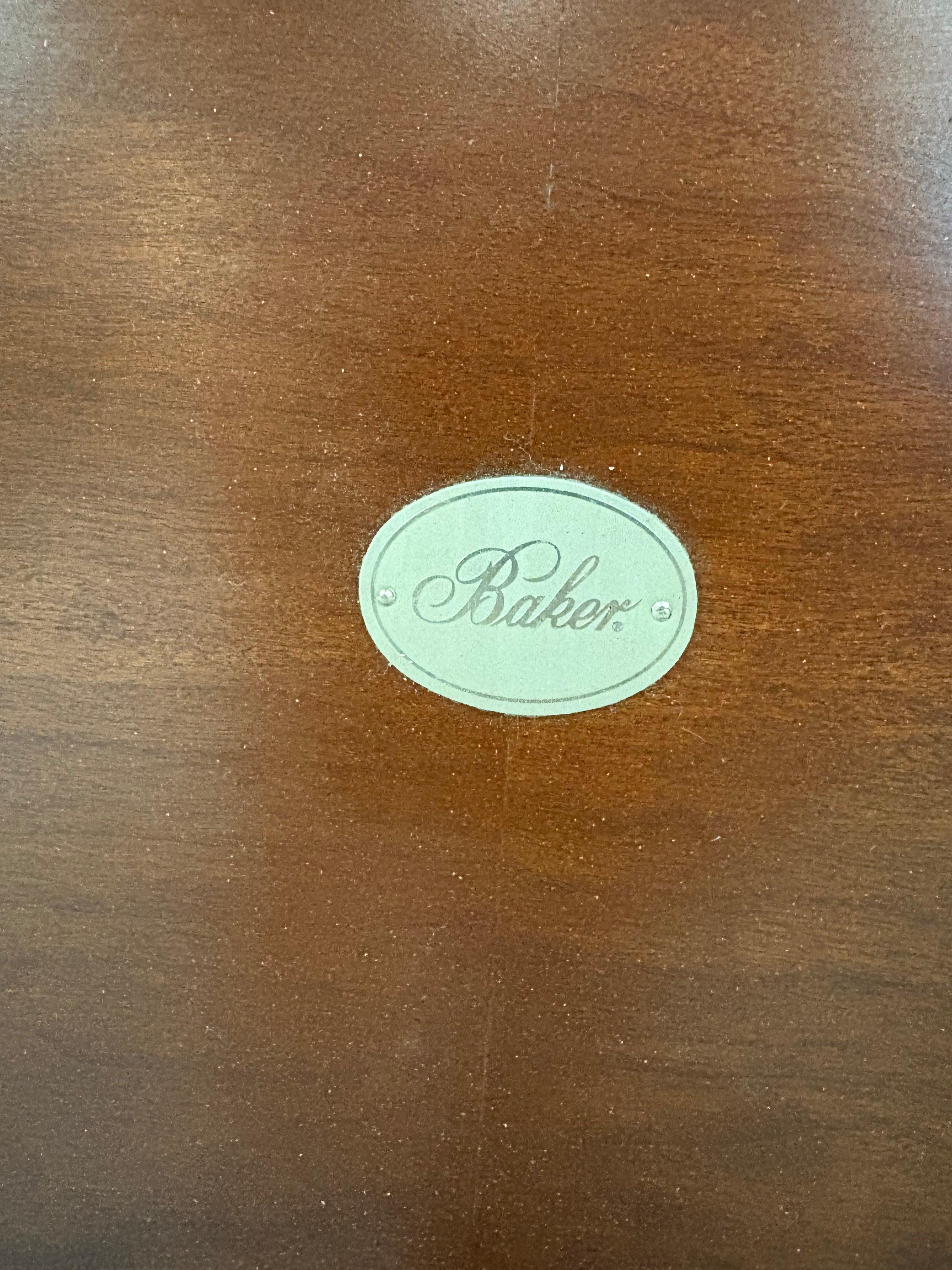 Baker Mahogany Dining Table