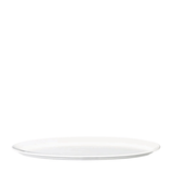 Porcelain oval platter, a sleek and elongated serving dish for presenting appetizers, main courses, or desserts.