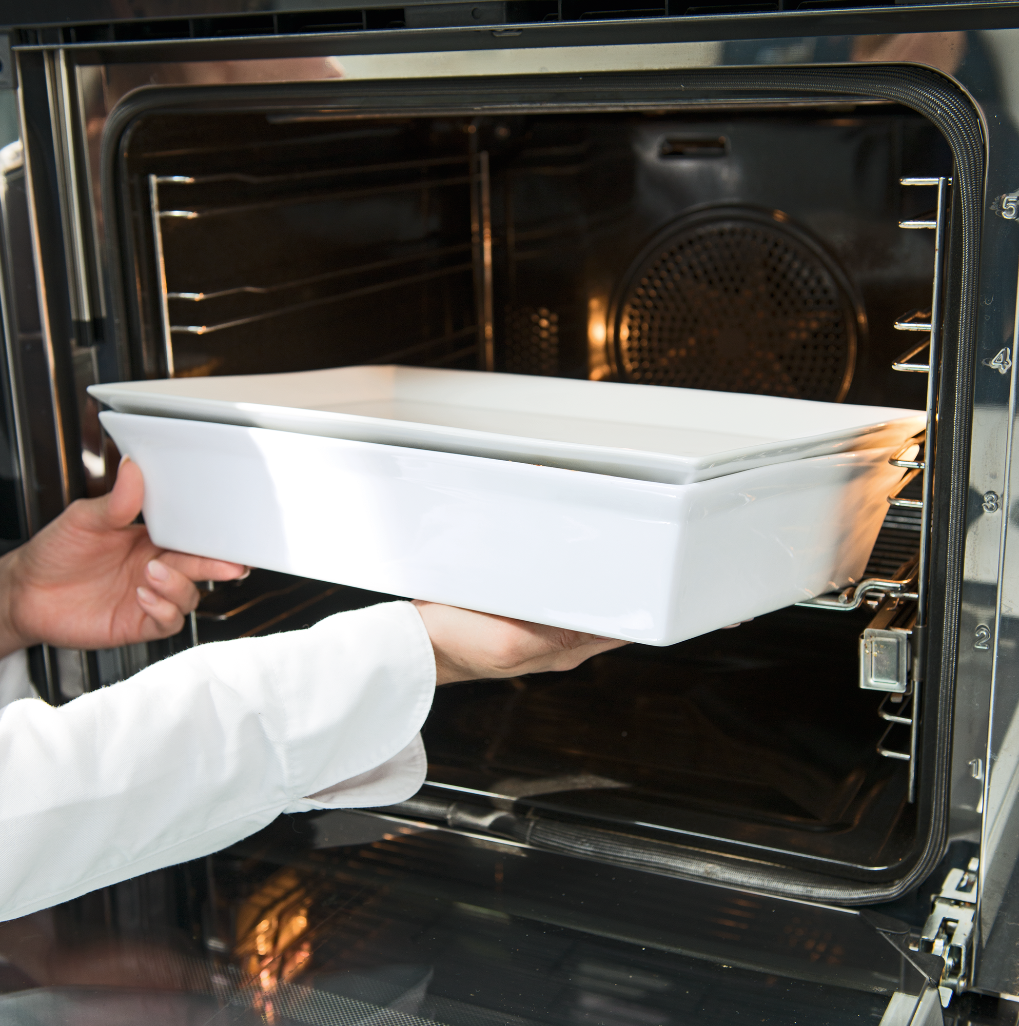 250°C/485°F Porcelain Tray/Lid