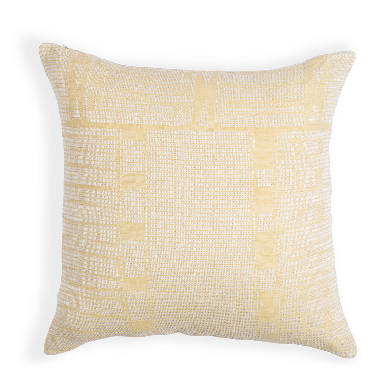 Bogolan Cushion Cover - Yellow