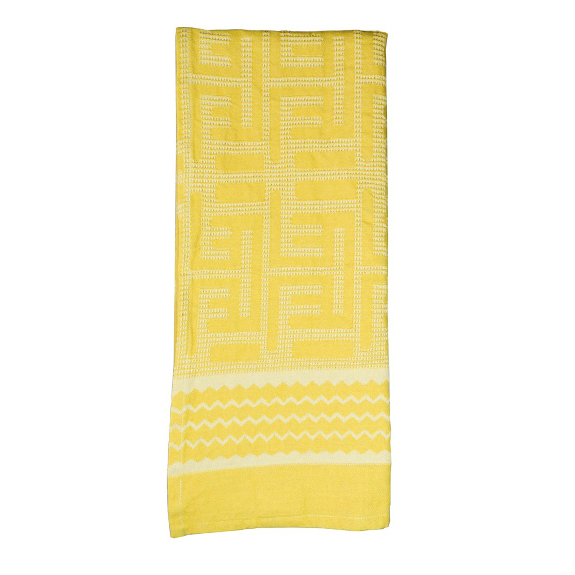Kuba Waffle Hand Towel - Yellow