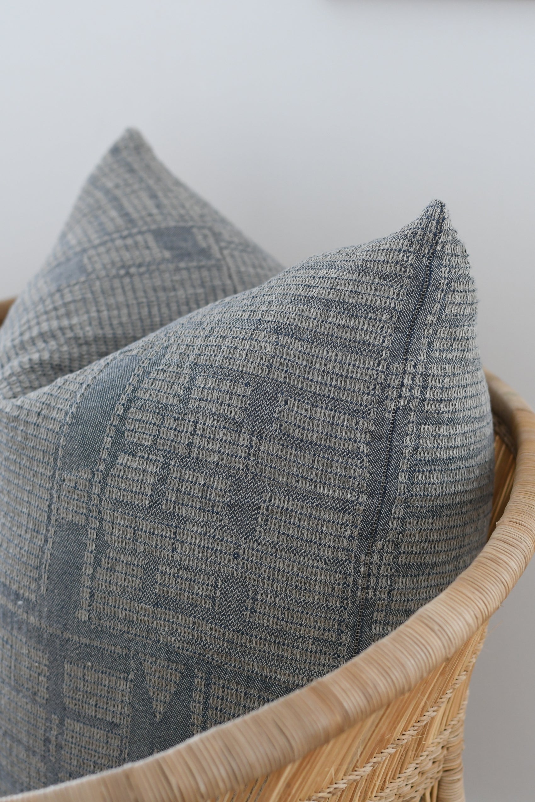 Bogolan Cushion Cover - Indigo