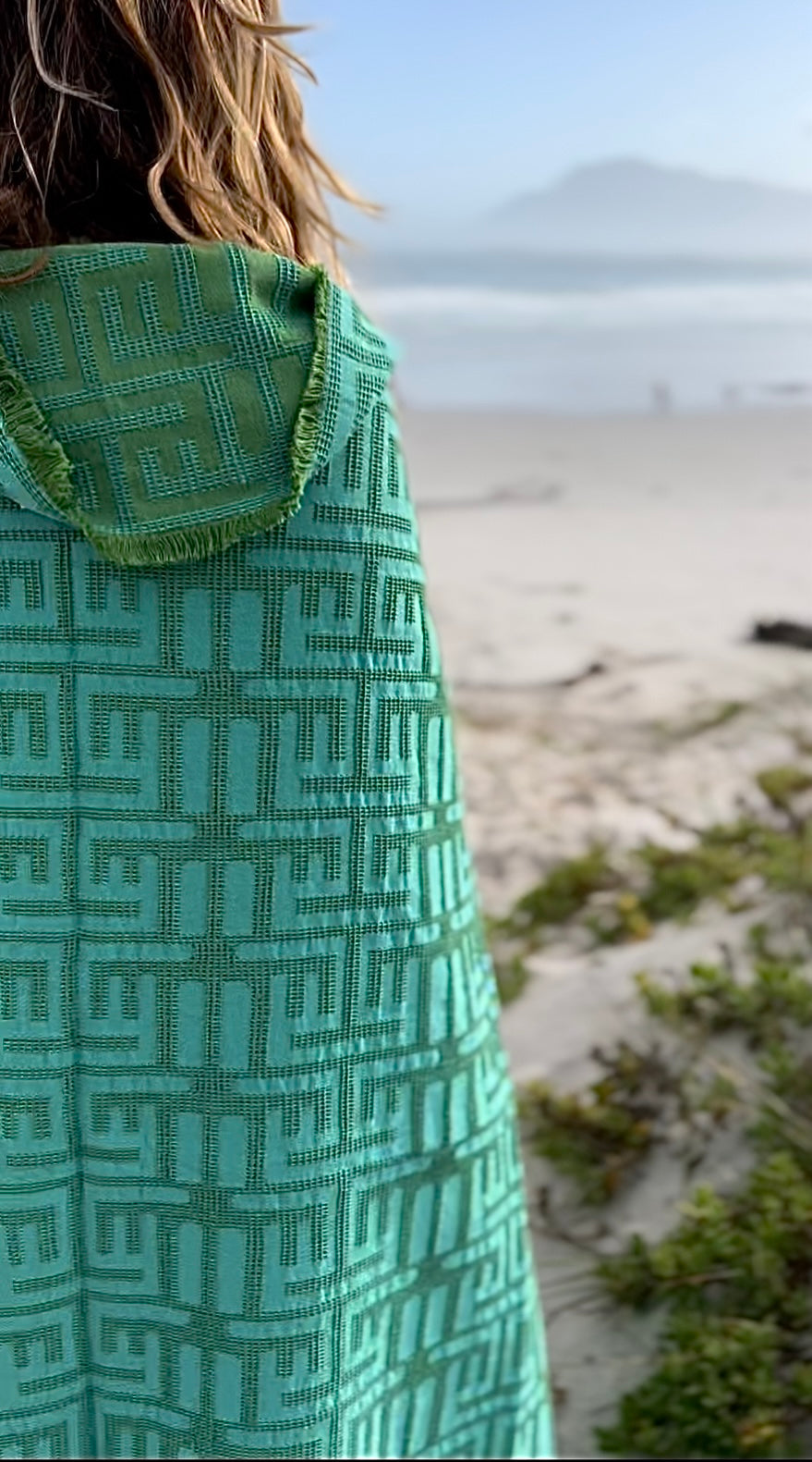 Kuba Beach Mat - Green + Turquoise