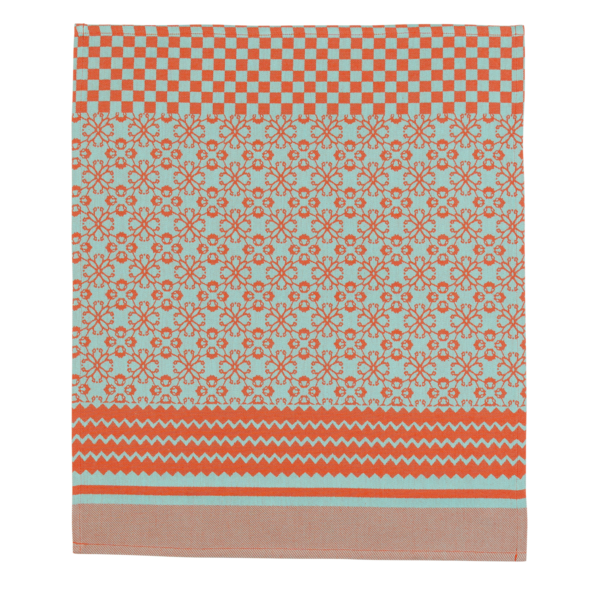 Penta Tea Towel - Floral Coral