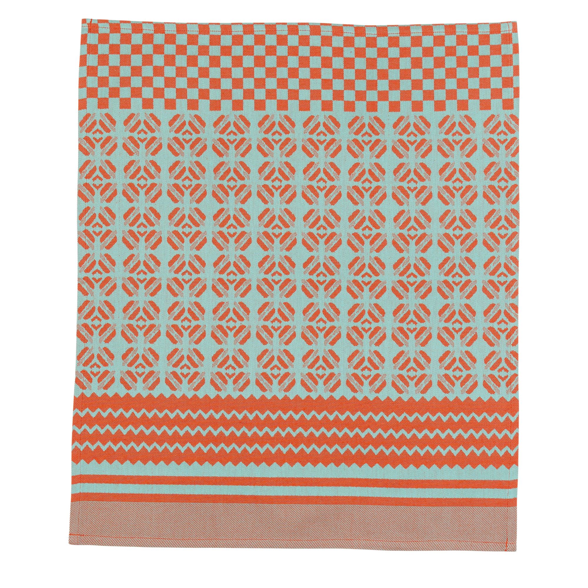 Penta Tea Towel - Floral Coral