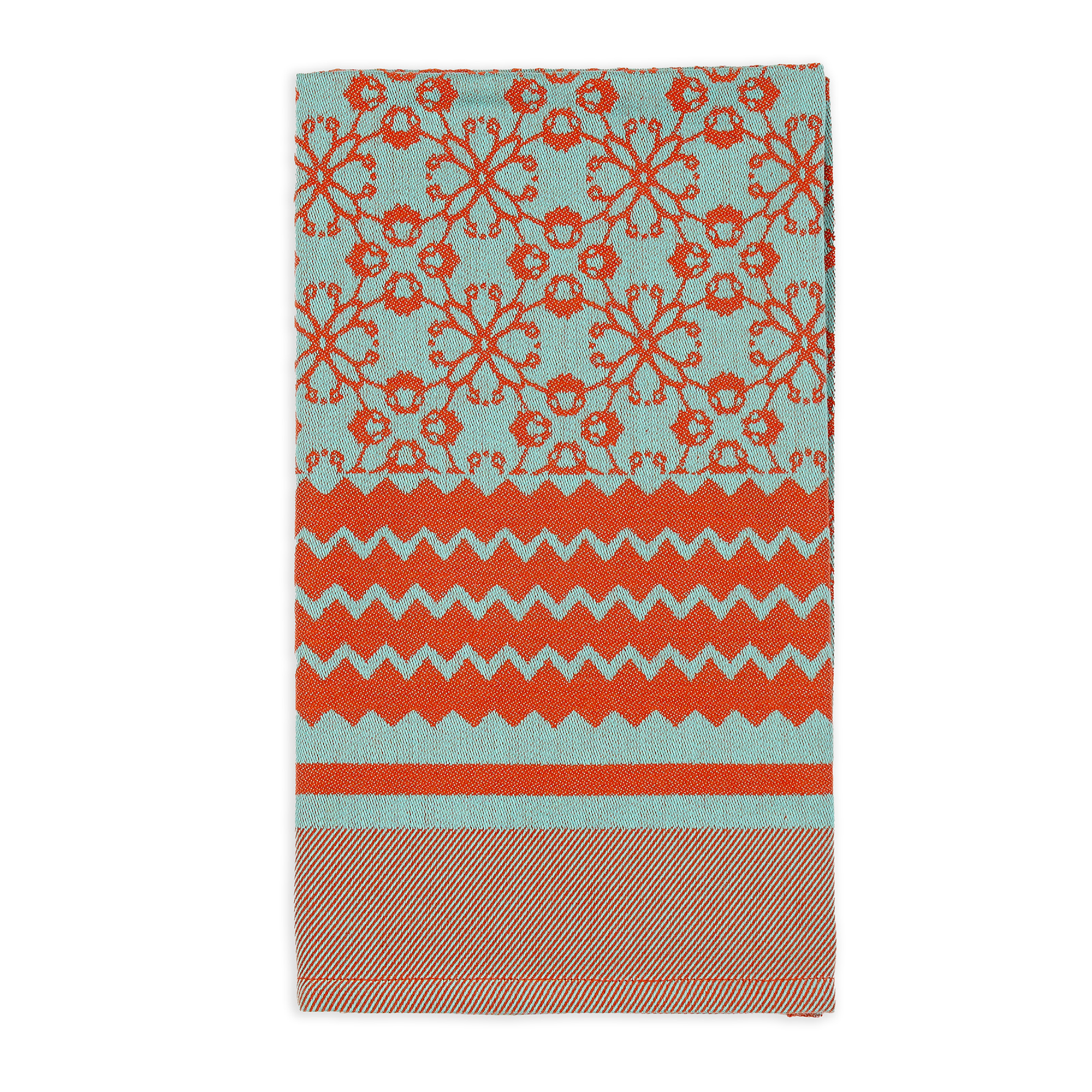 Penta Tea Towel - Floral Coral