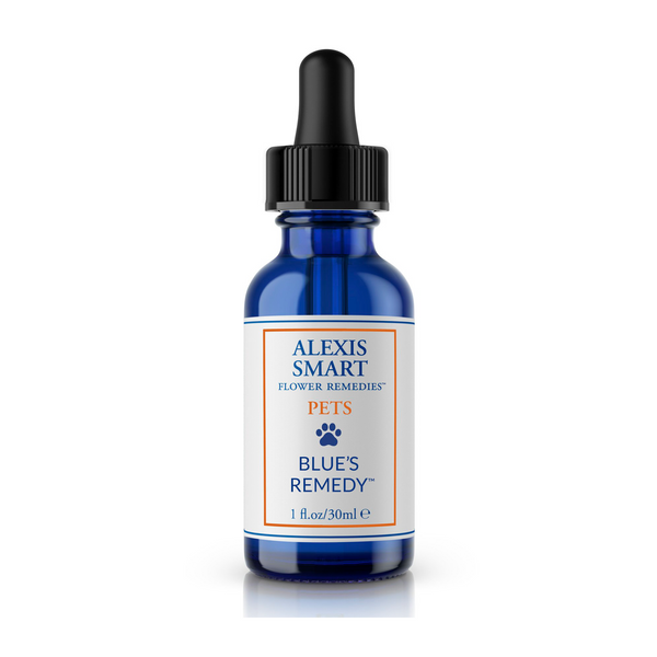 A 30 ml bottle of flower remedy made for pets with loss of appetite, illness or grief.