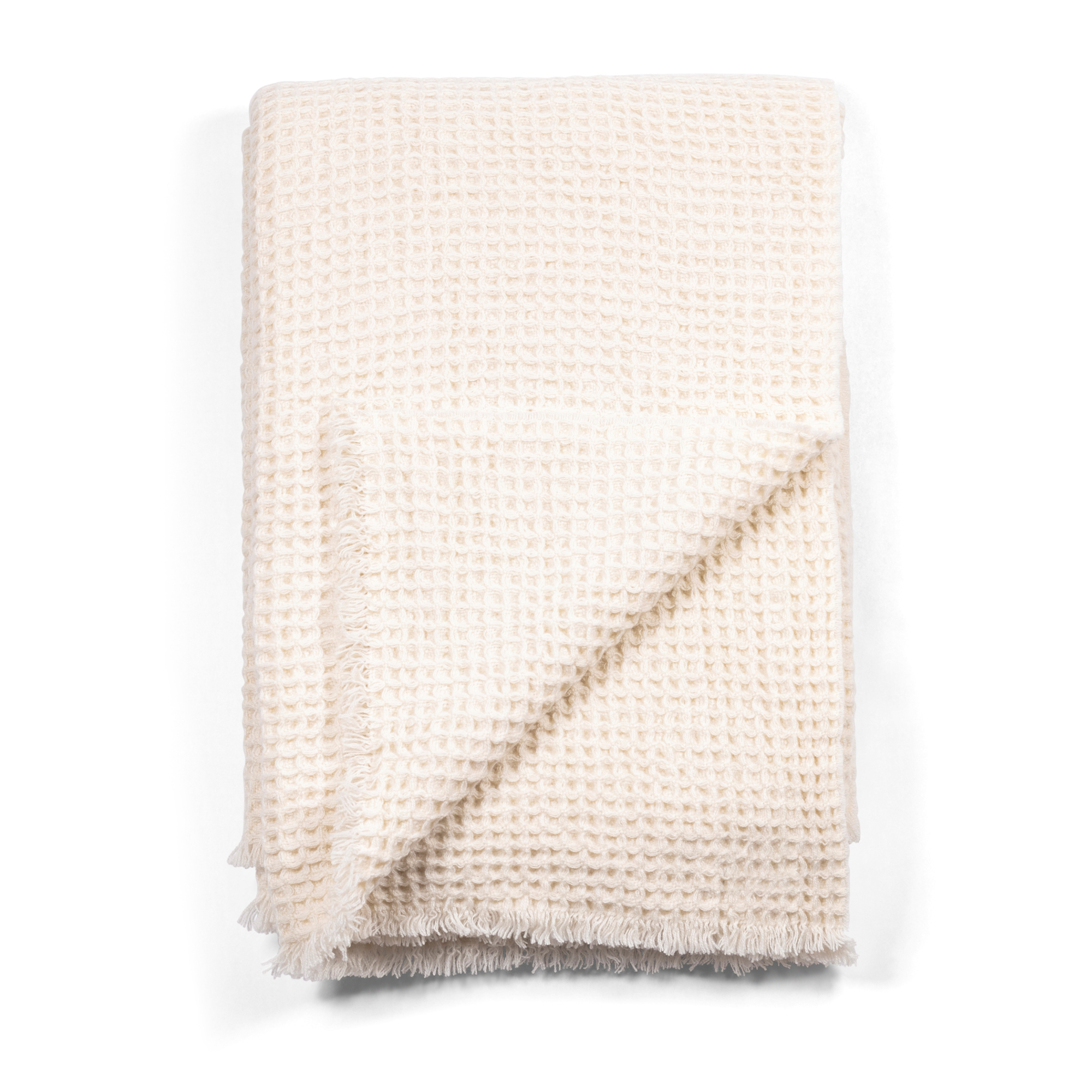 Sasha Cashmere Throw - Ivory