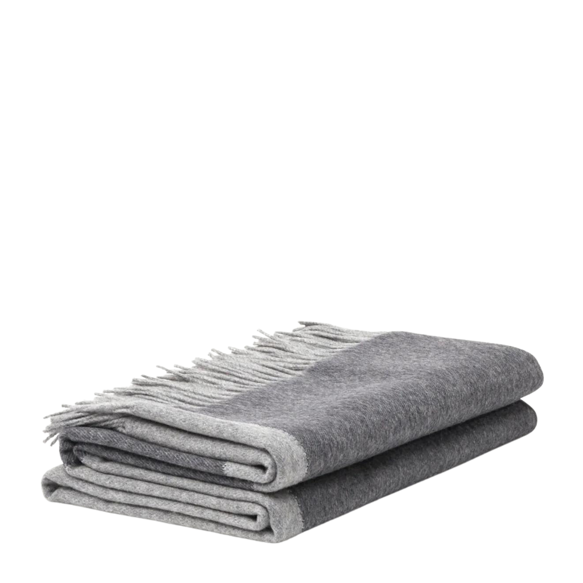 Sherk Suture Throw - Charcoal + Gray