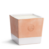 Terracotta Outdoor Candle - Lys Magicus White (IX)
