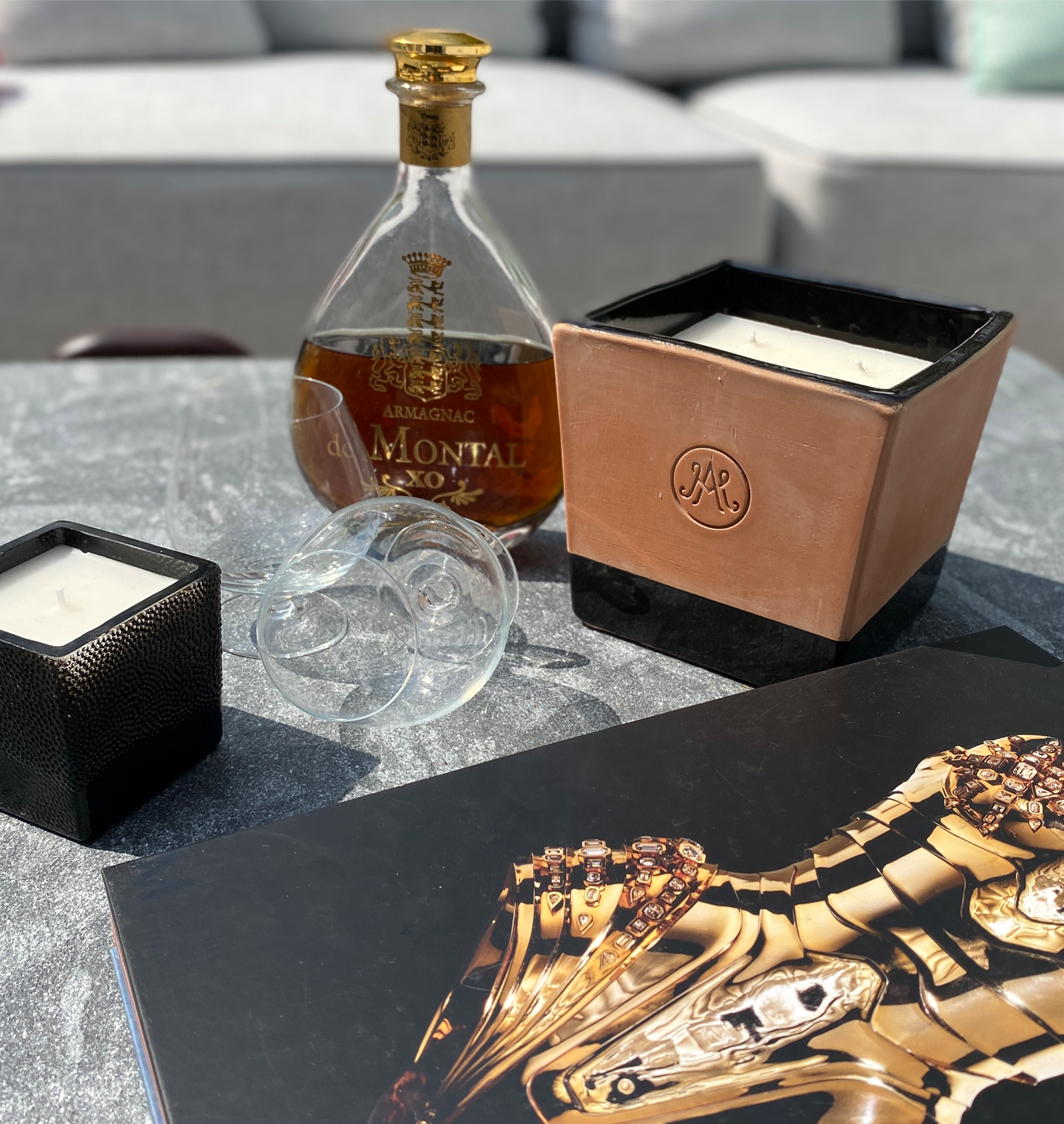 Terracotta Outdoor Candle - Spicy Rouge (XI)