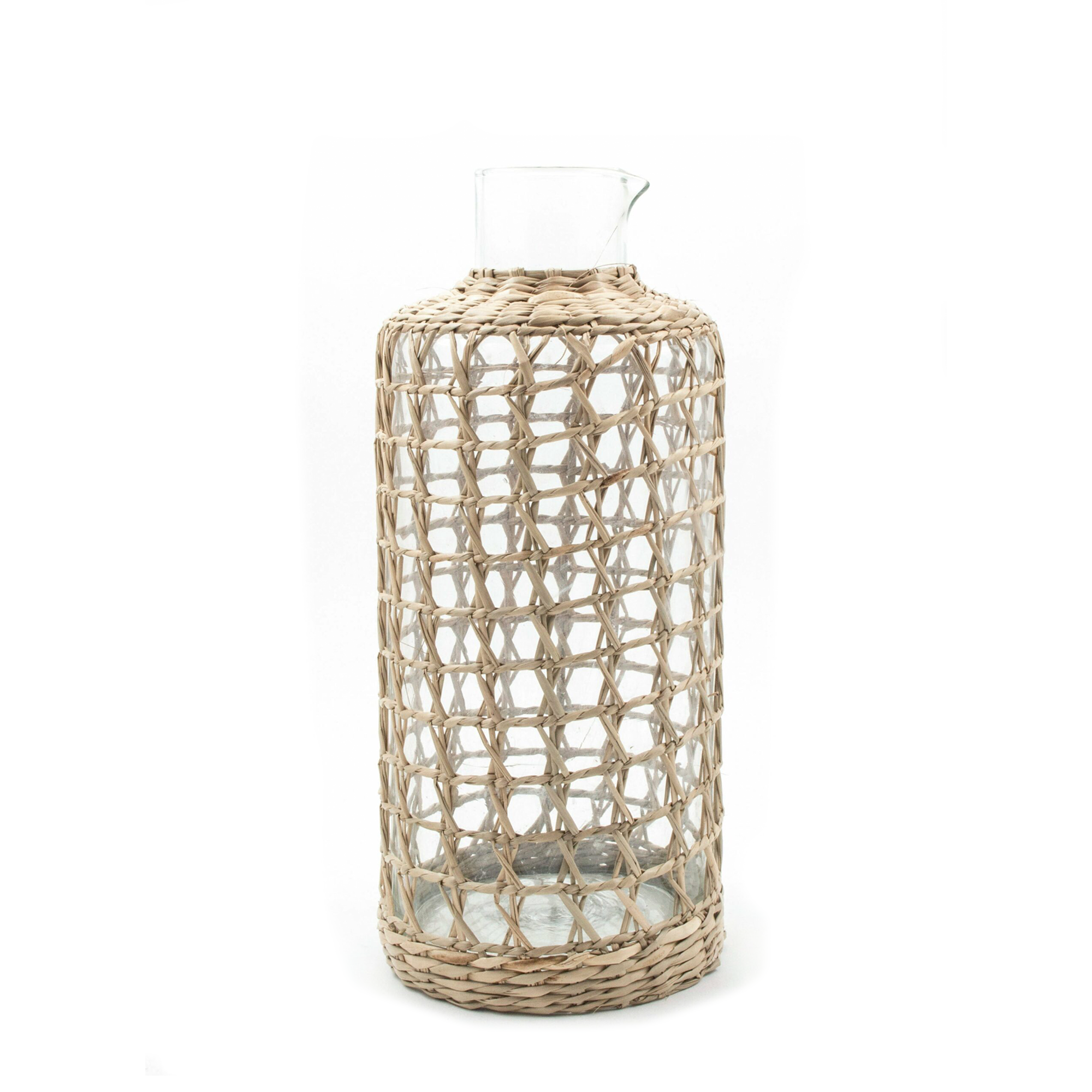 Seagrass Cage Carafe - Large