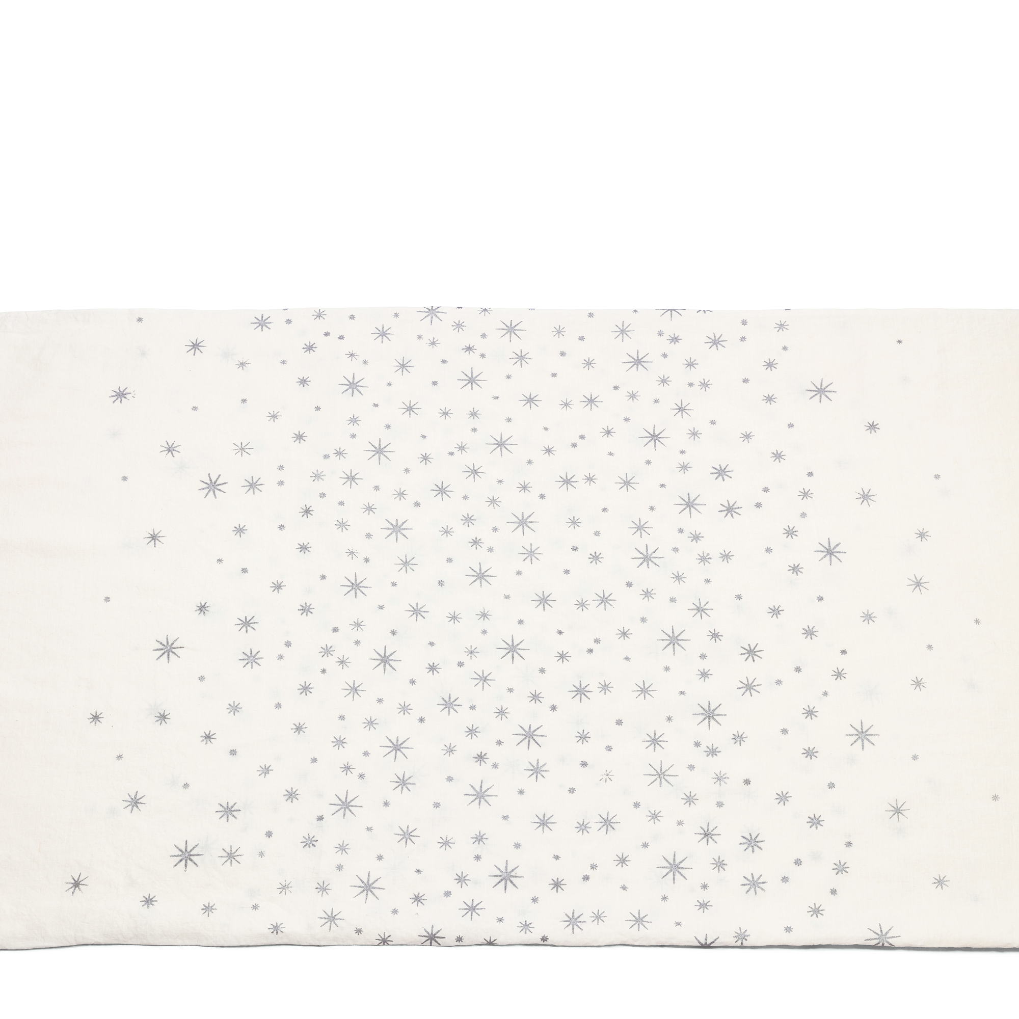 Stelle Tablecloth - White + Silver