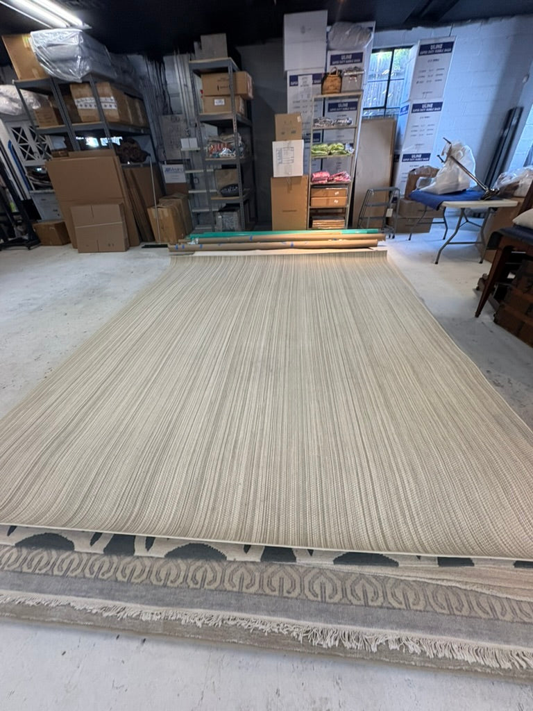 Beige Stripe Rug