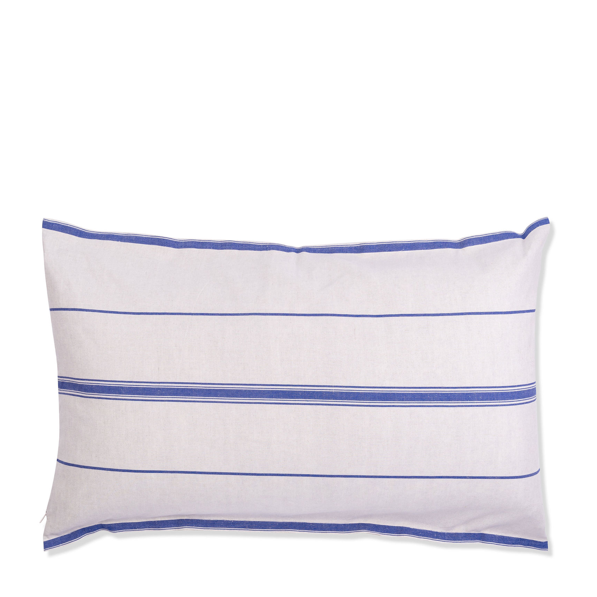 Lisburn Cotton + Linen Lumbar Cushion Cover - Blue