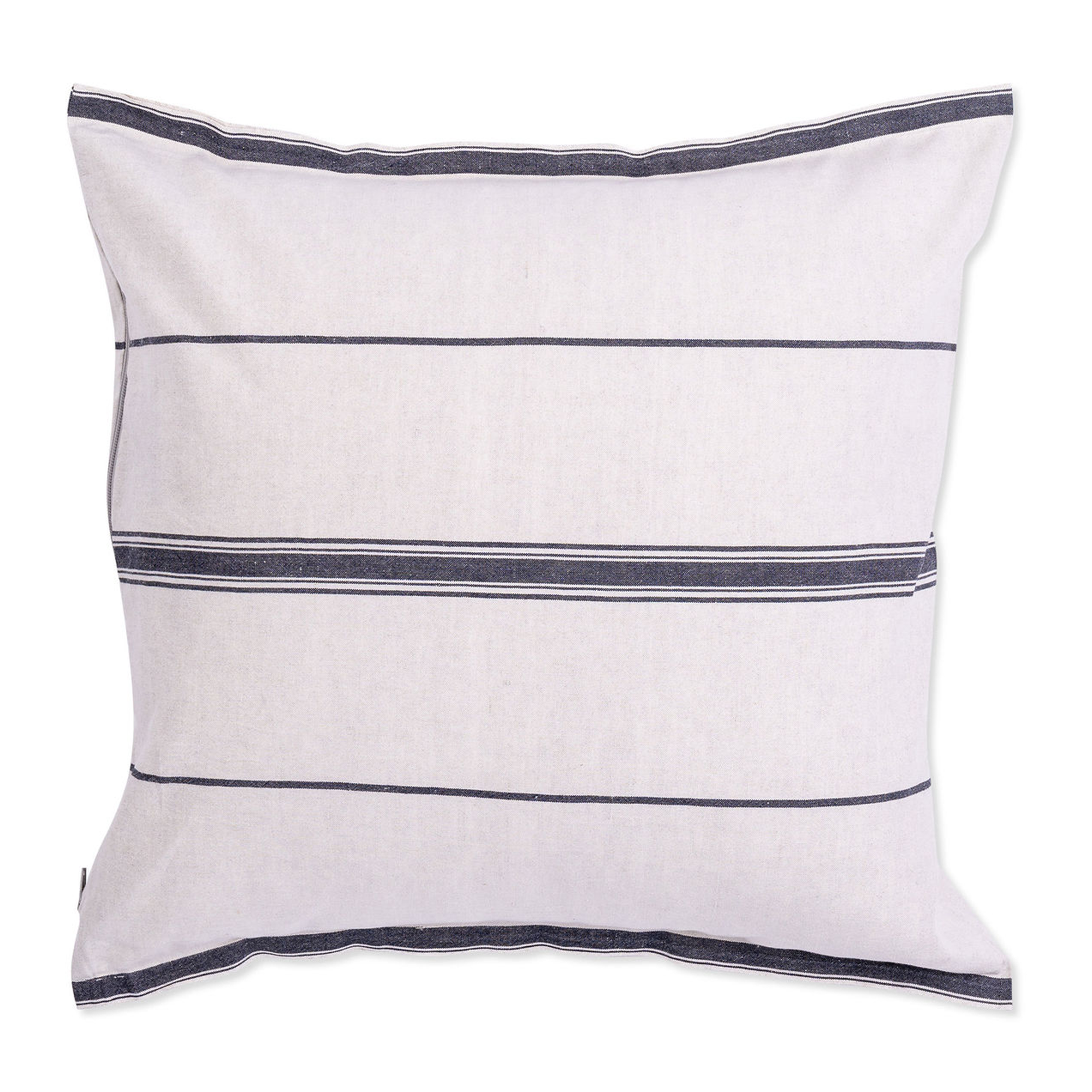 Lisburn Cotton + Linen Cushion Cover - French Navy