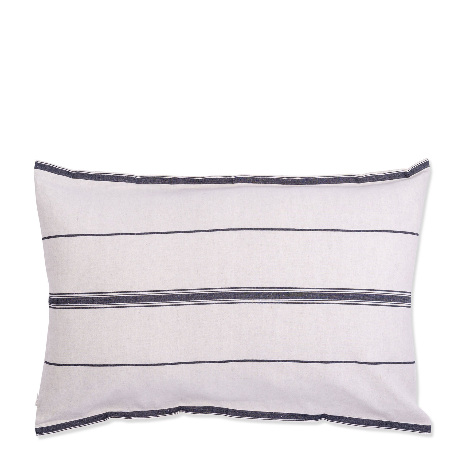 Lisburn Cotton + Linen Lumbar Cushion Cover - French Navy