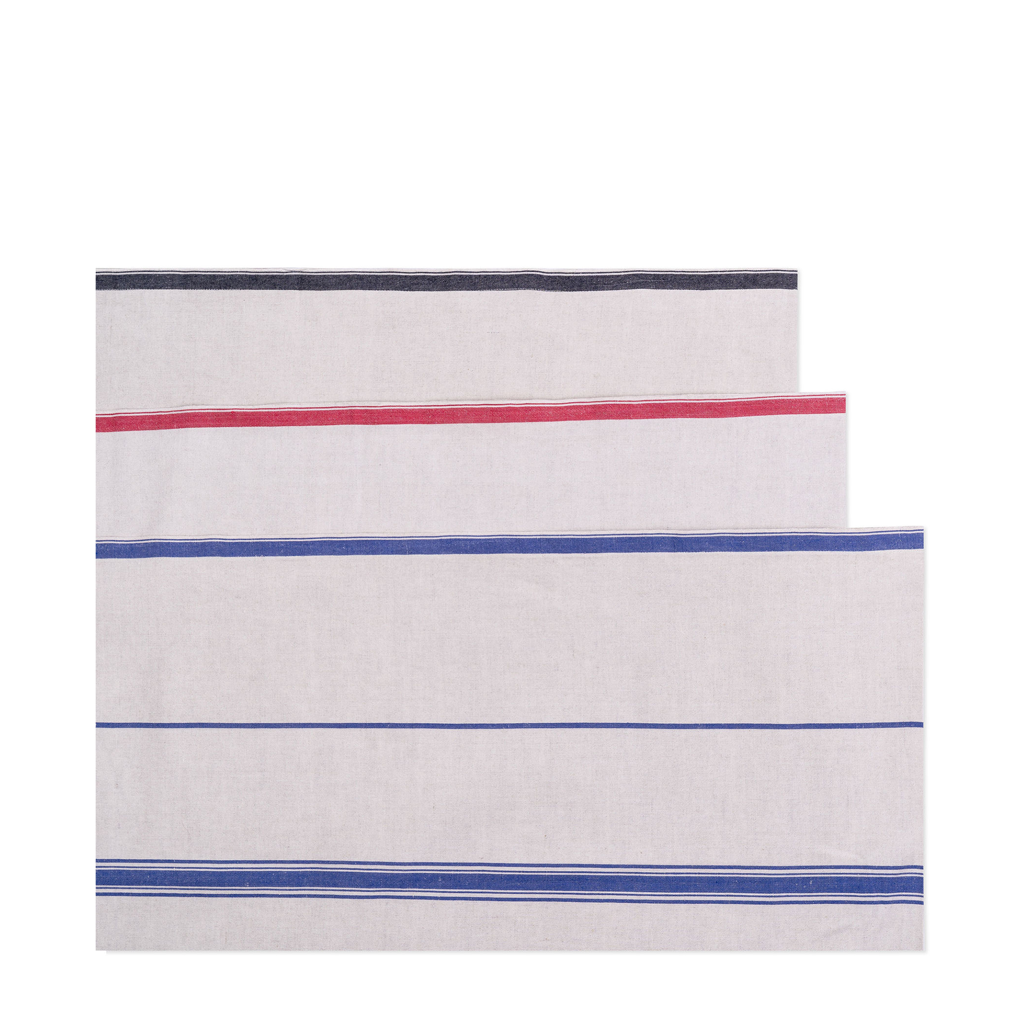 Lisburn Cotton + Linen Lumbar Cushion Cover - Blue