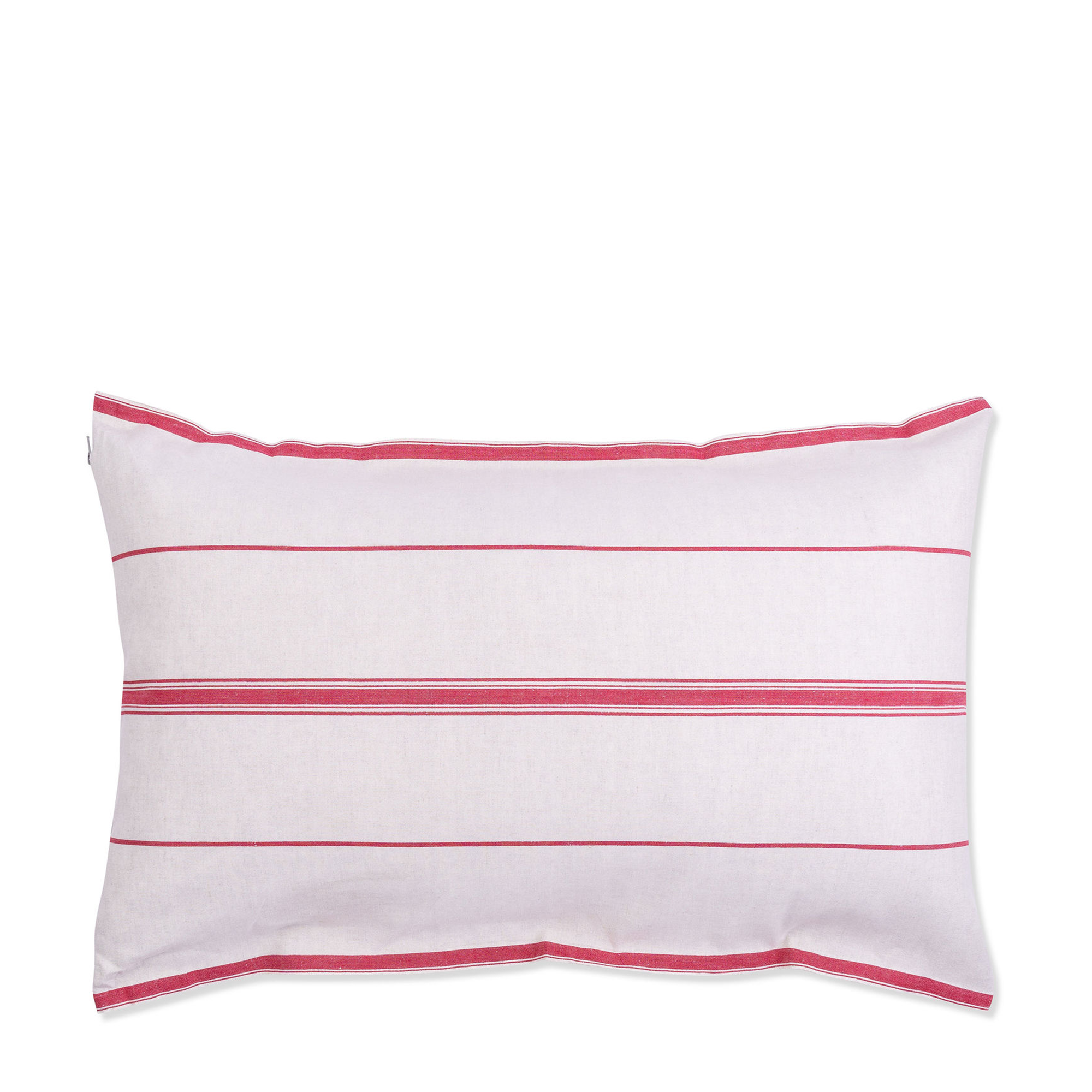 Lisburn Cotton + Linen Lumbar Cushion Cover - Ribbon Red
