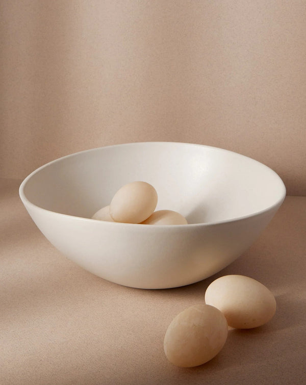 Stoneware Serving Bowl Dadasi - White