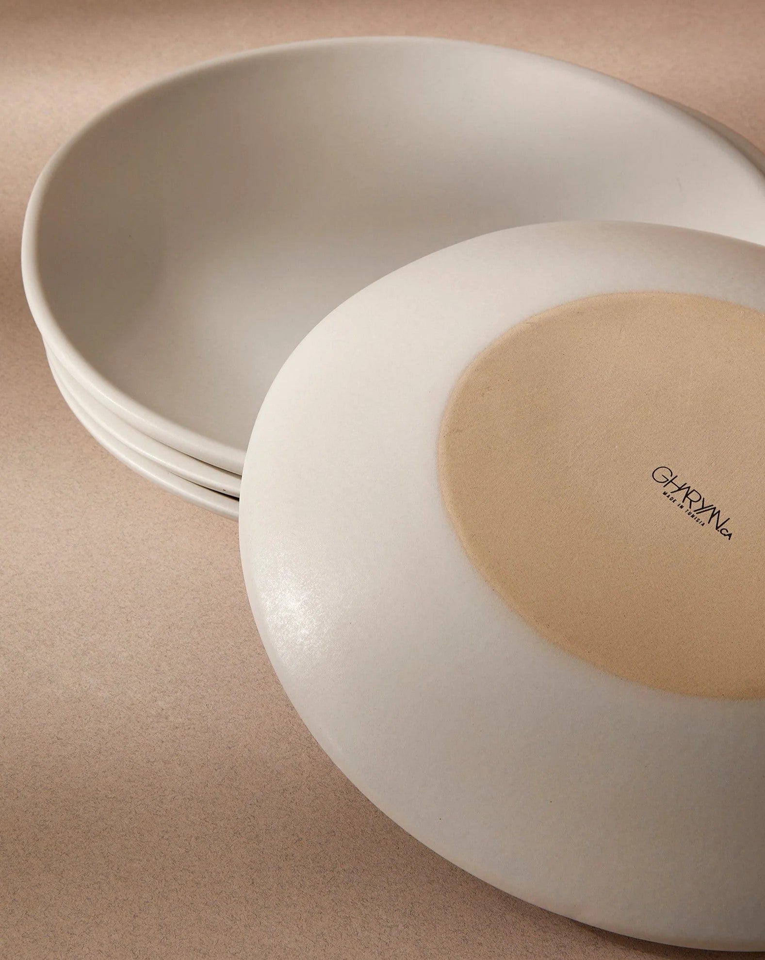 Stoneware Dinner Plate Dadasi - White