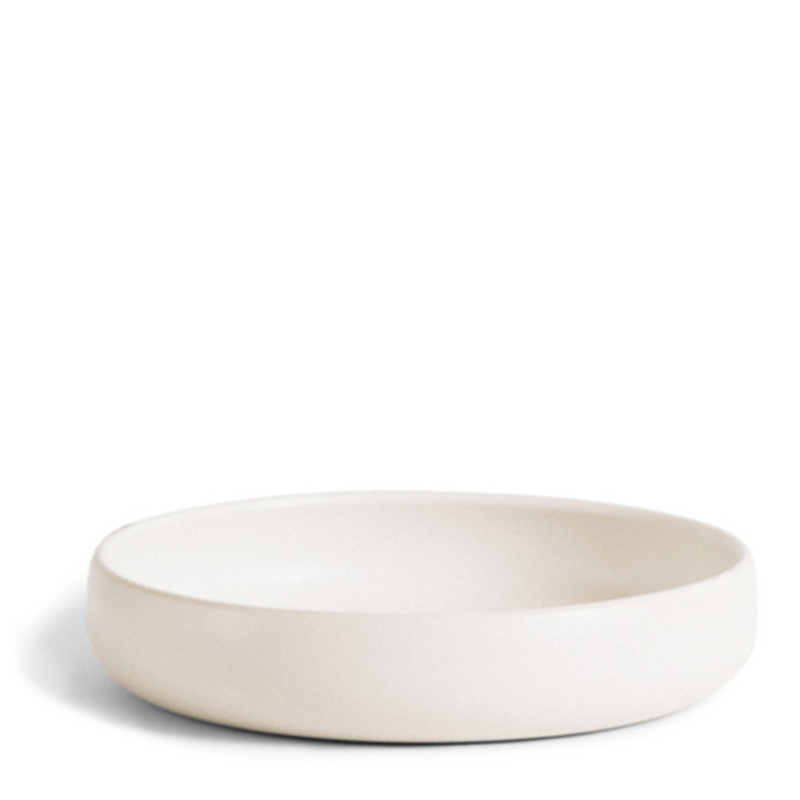 Stoneware Pasta Bowl Edan - White