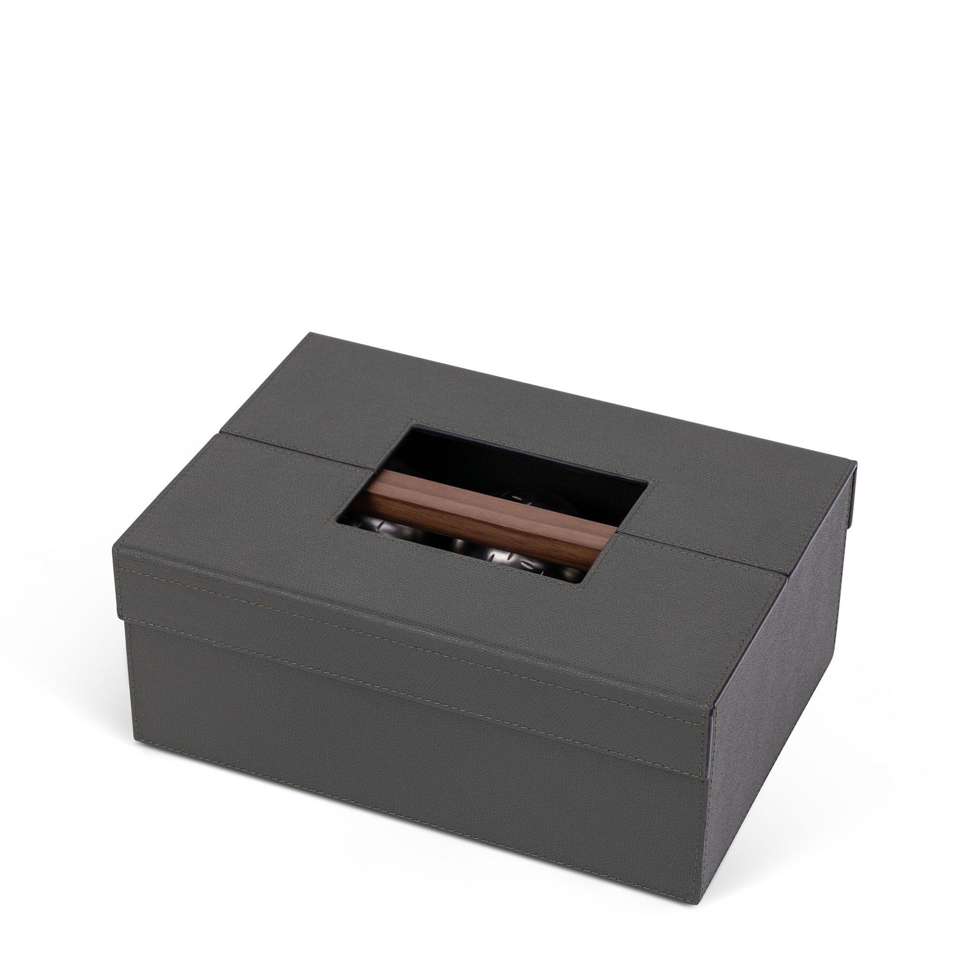 Leather Bocce Game Set - Cipress