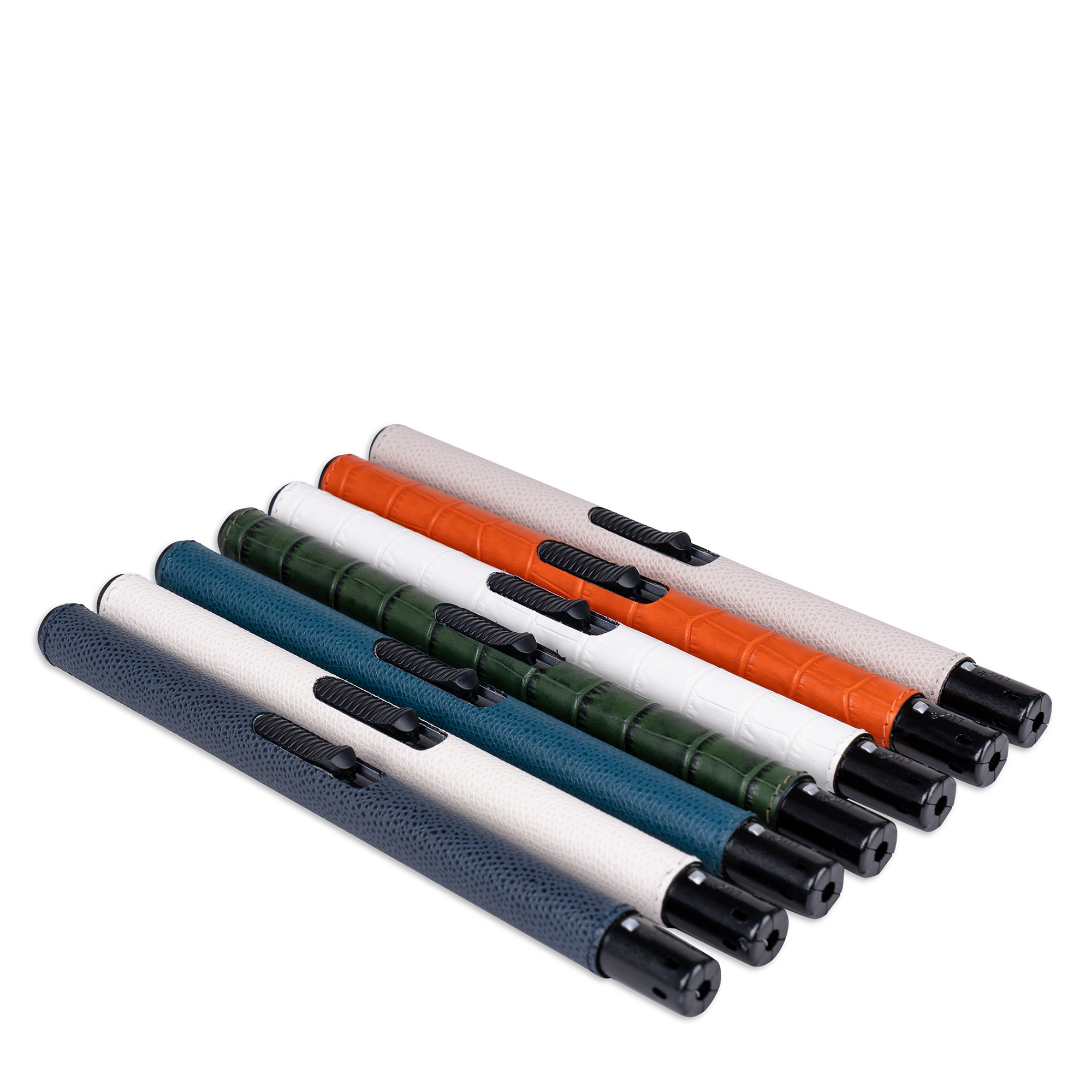 Leather-Wrapped Candle Lighter - Petrol Boar