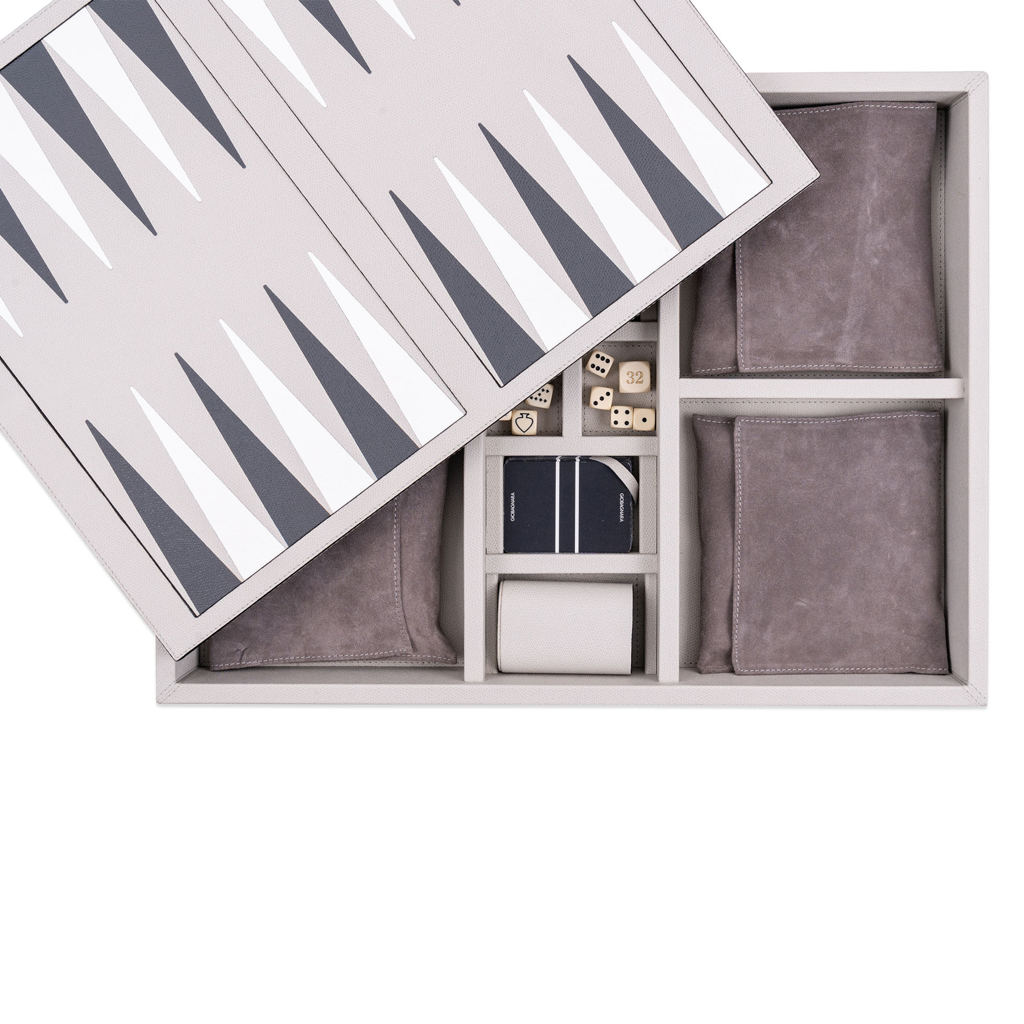 Game Compendium Box - Light Grey Boar