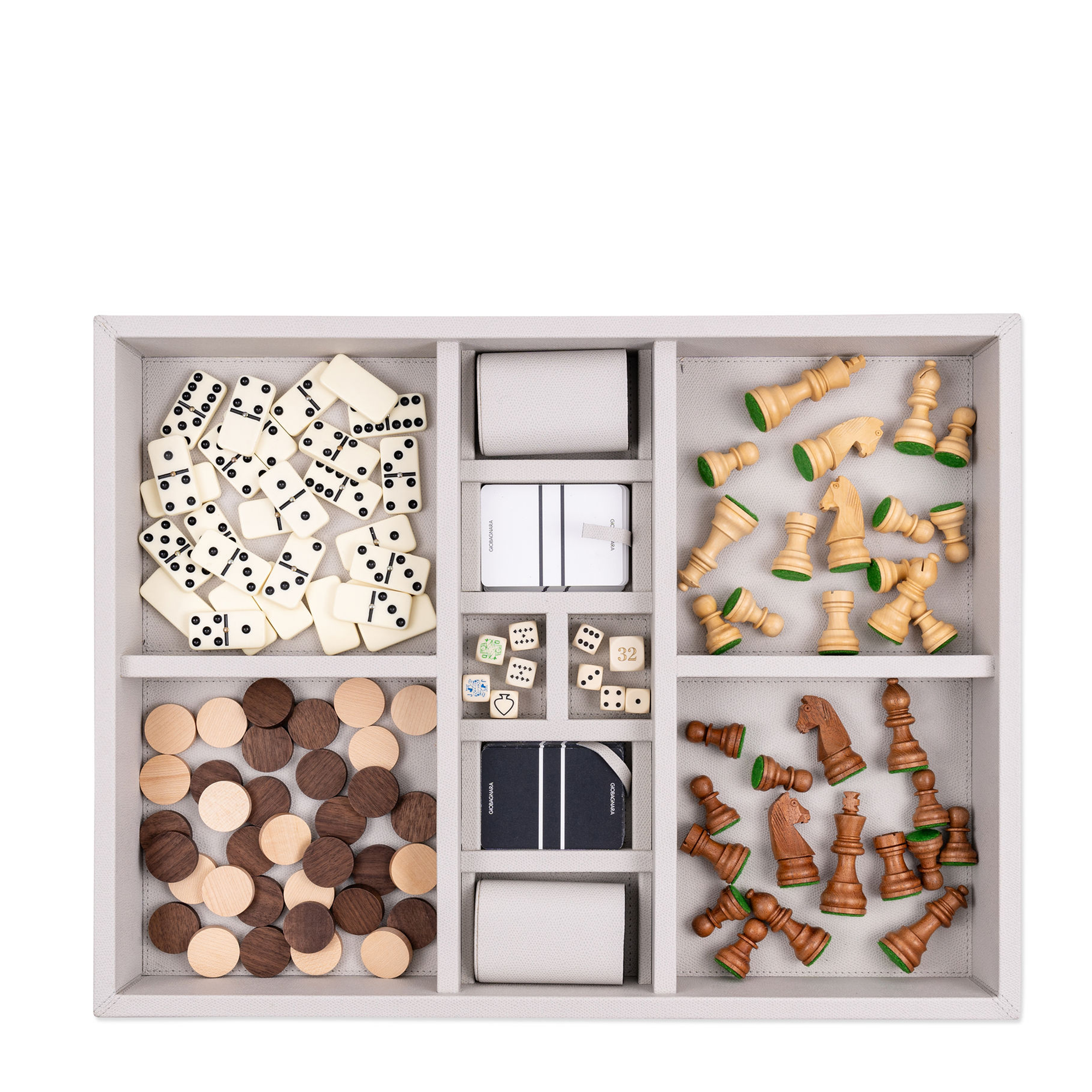 Game Compendium Box - Light Grey Boar