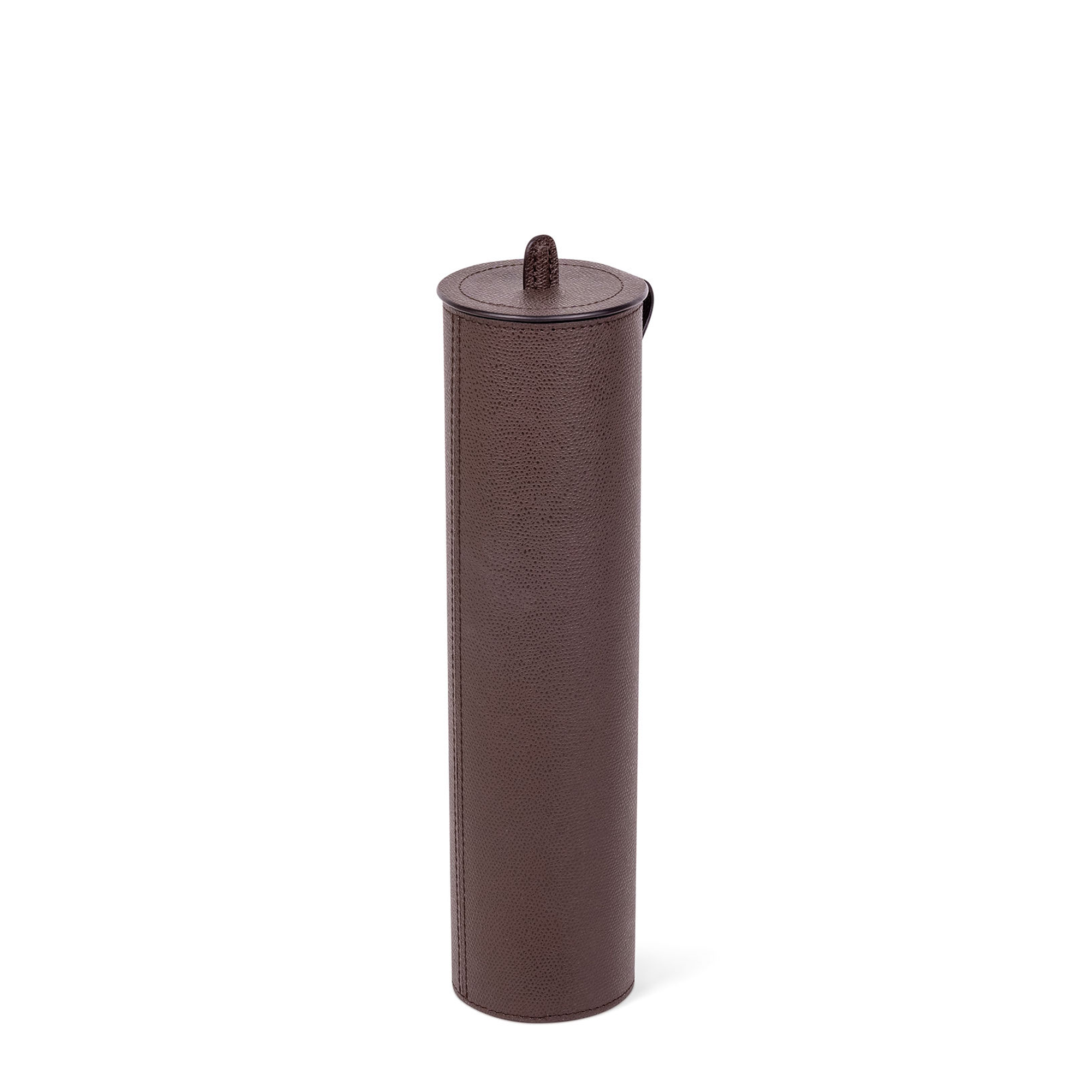 Prometeo Leather Giant Matches Holder - Moka Boar