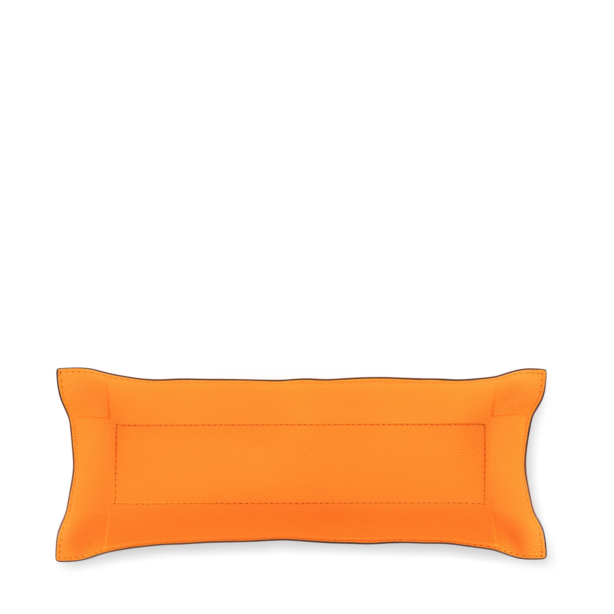 Jack Leather Valet Tray - Orange Boar Large