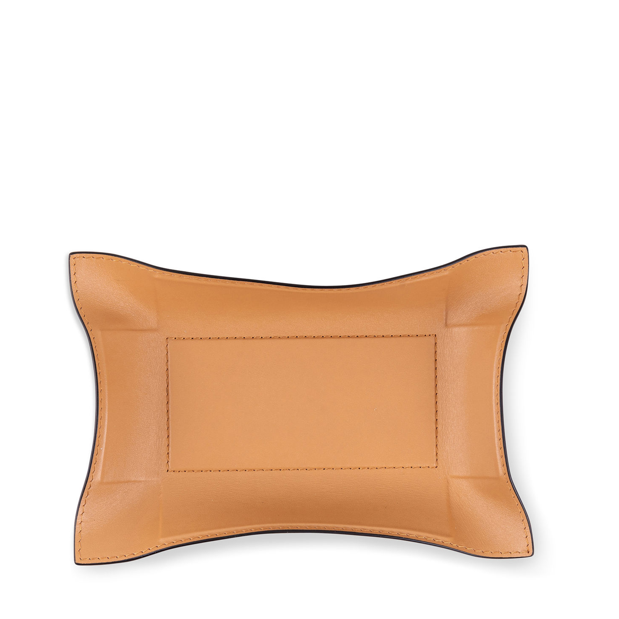 Jack Leather Valet Tray - Caramel Nappa Small