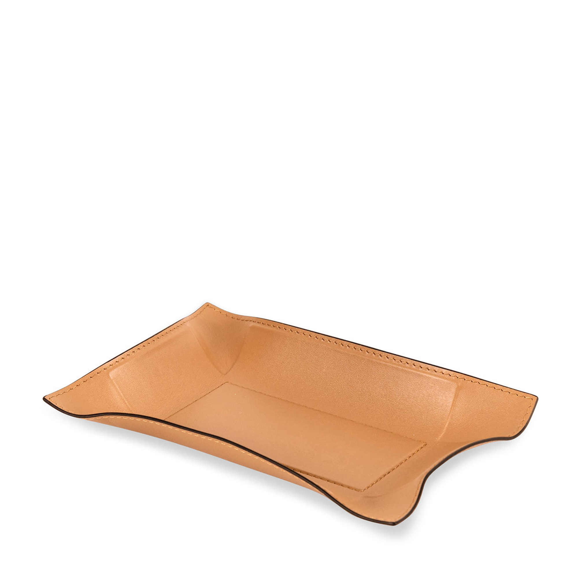Jack Leather Valet Tray - Caramel Nappa Small