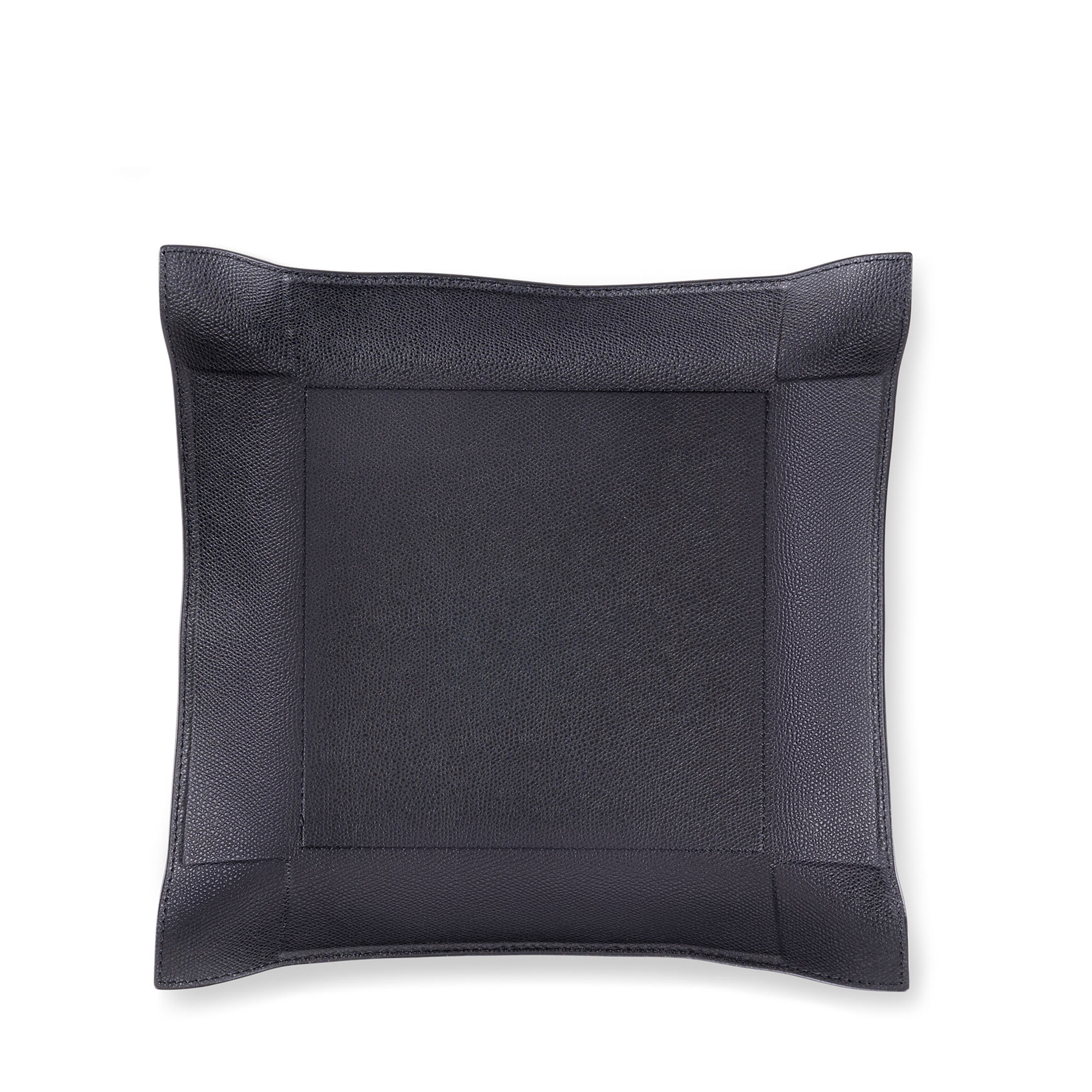 Jack Leather Valet Tray - Black Boar Large