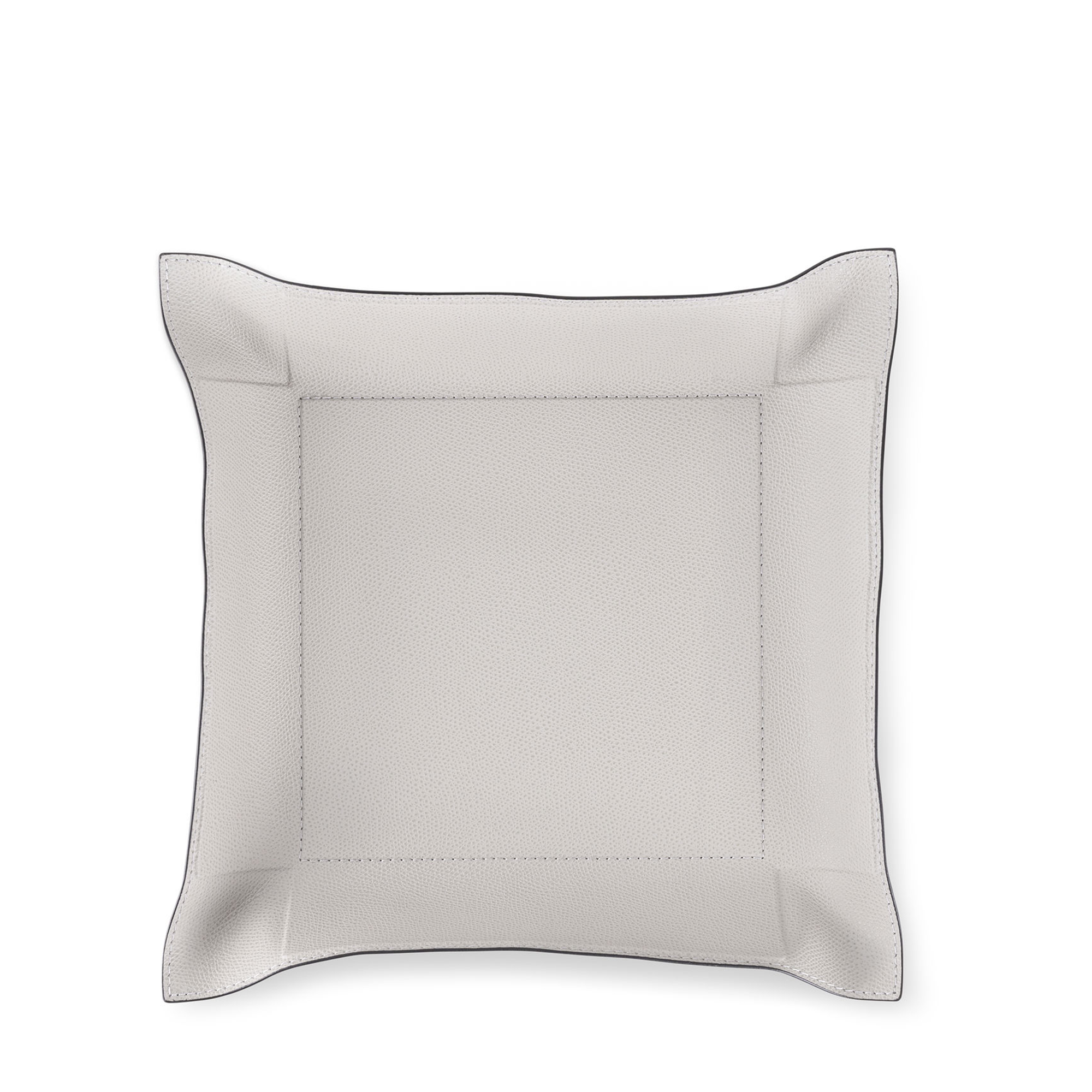 Jack Leather Valet Tray - Grey Boar Large