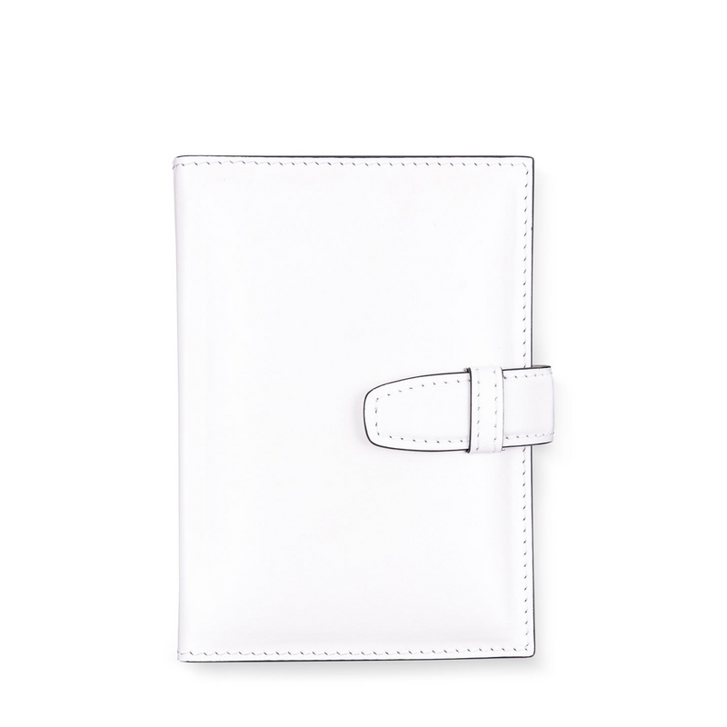 Jolly Leather Playing Card Holder - White Nappa