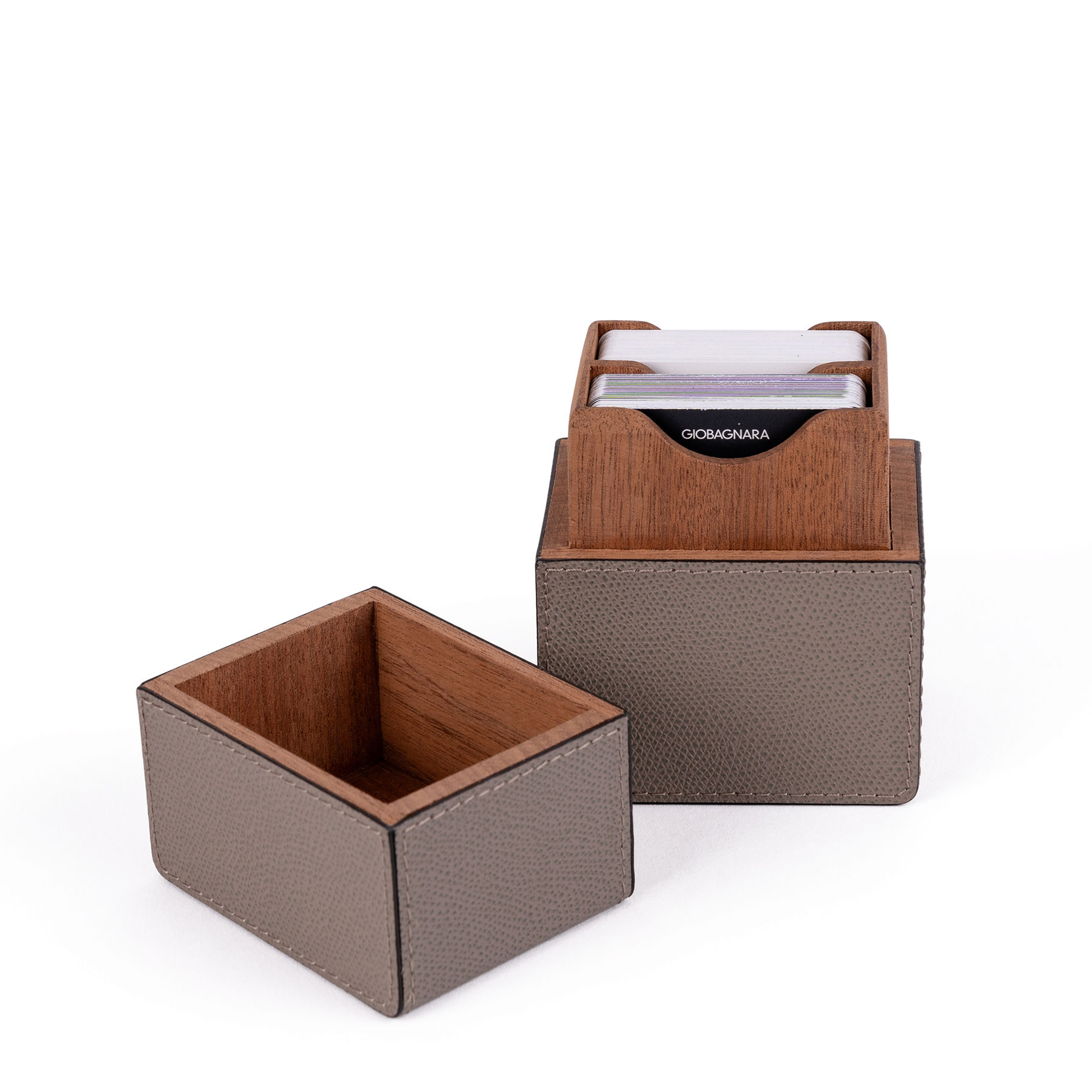 Naples Leather Playing Card Holder - Mud Boar