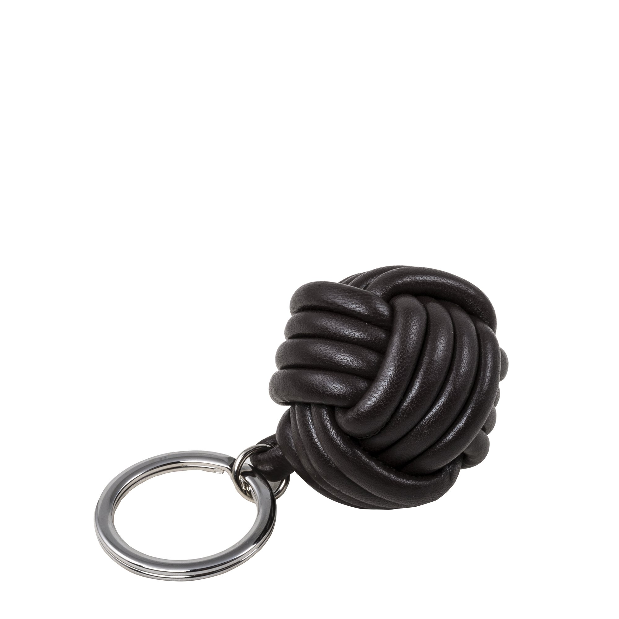 Handcrafted from exquisite nappa brown leather by skilled artisans, it adds a classic elegance to your keyring.