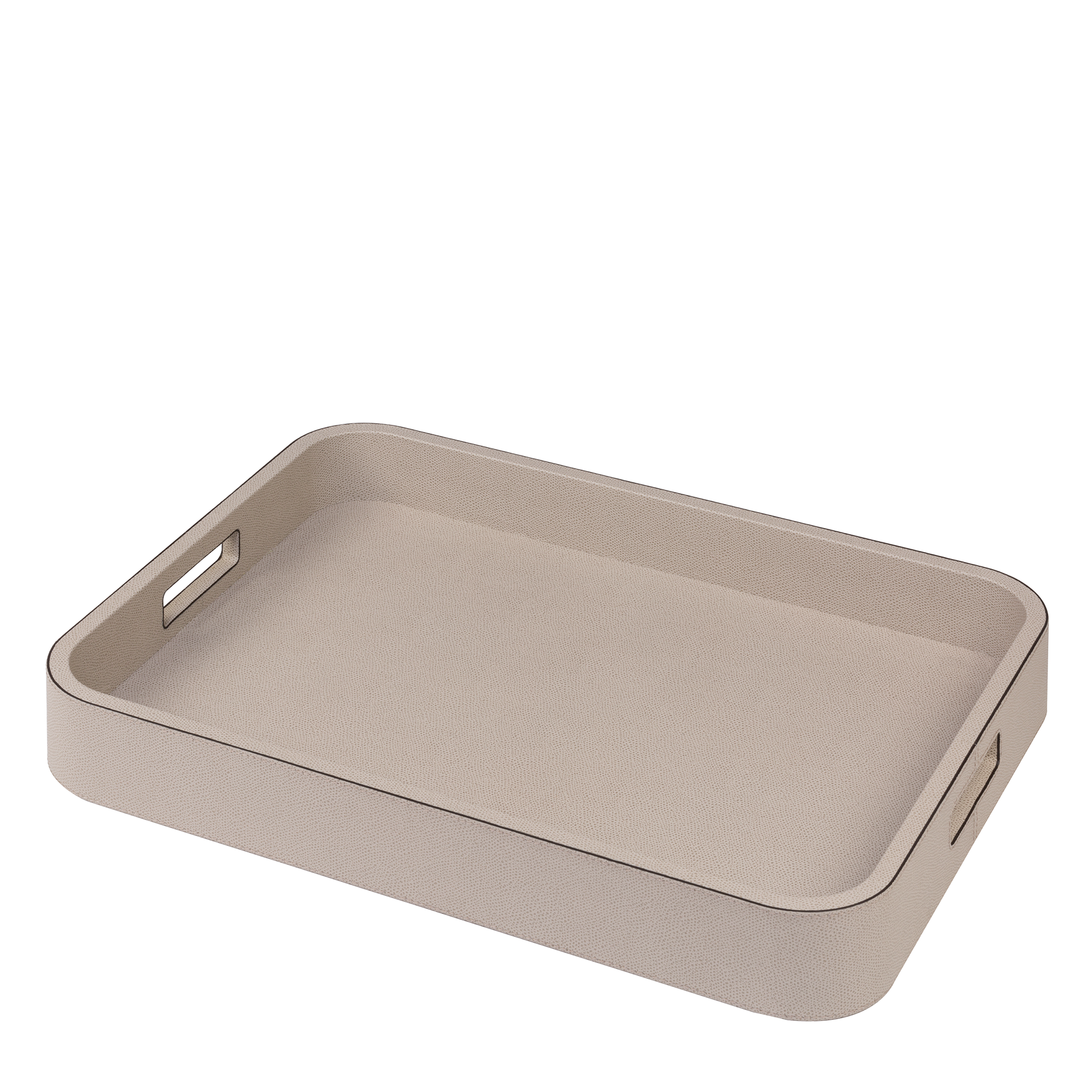 Polo Tray Rectangular - Stone