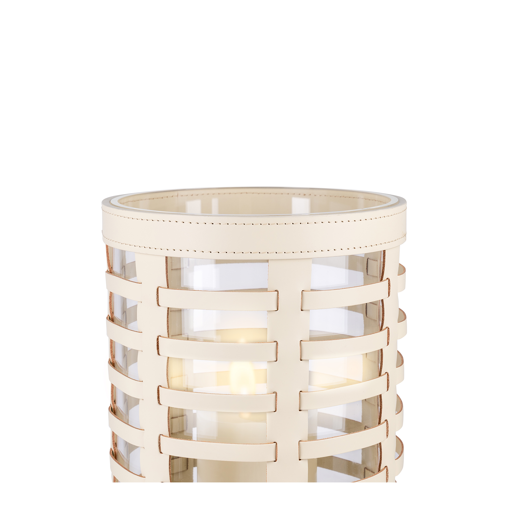 Riviere Barcelona Leather Outdoor Hurricane - Ivory Large