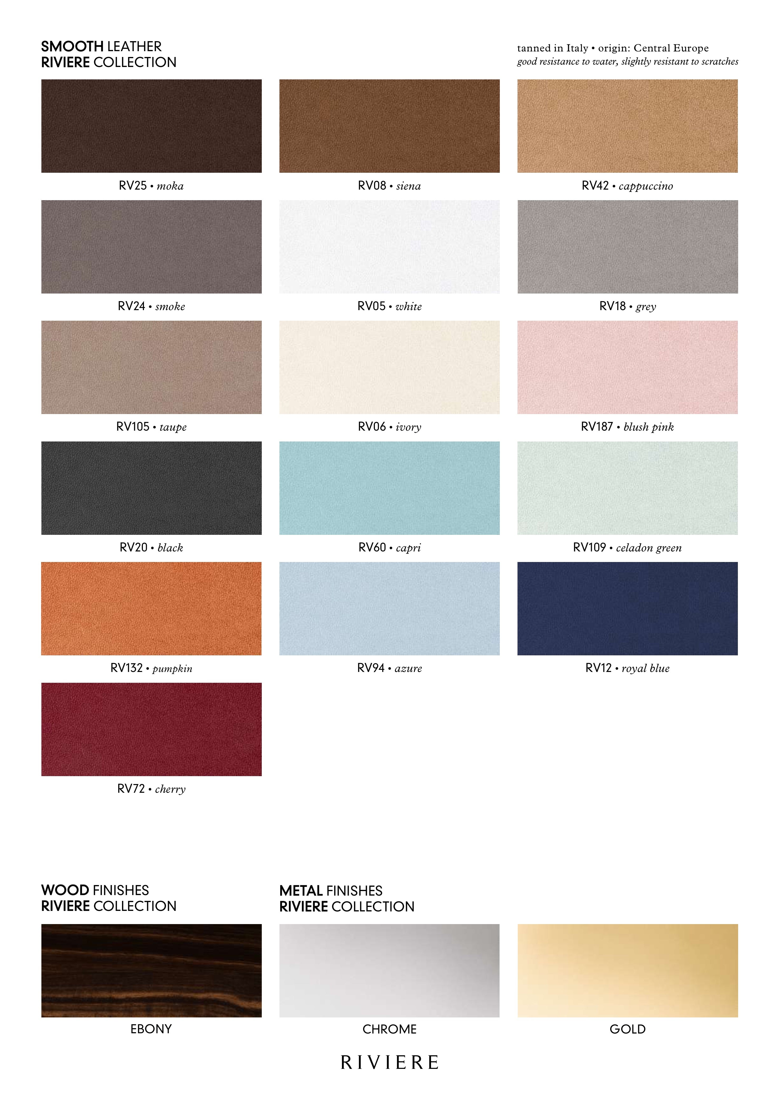 Riviere Leather Tray + Bamboo Handles - Black