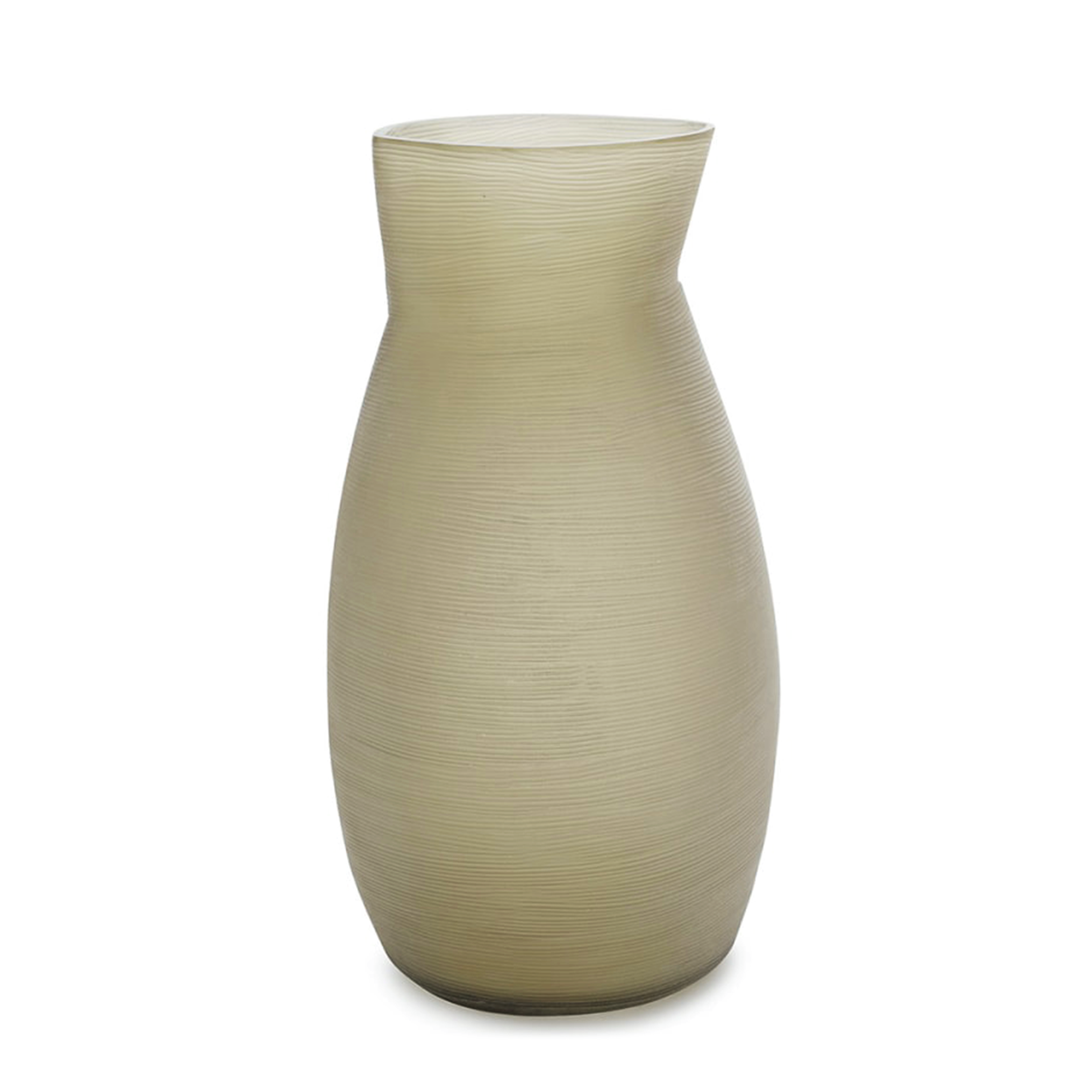 Okinawa Vase Large - Smoke Grey