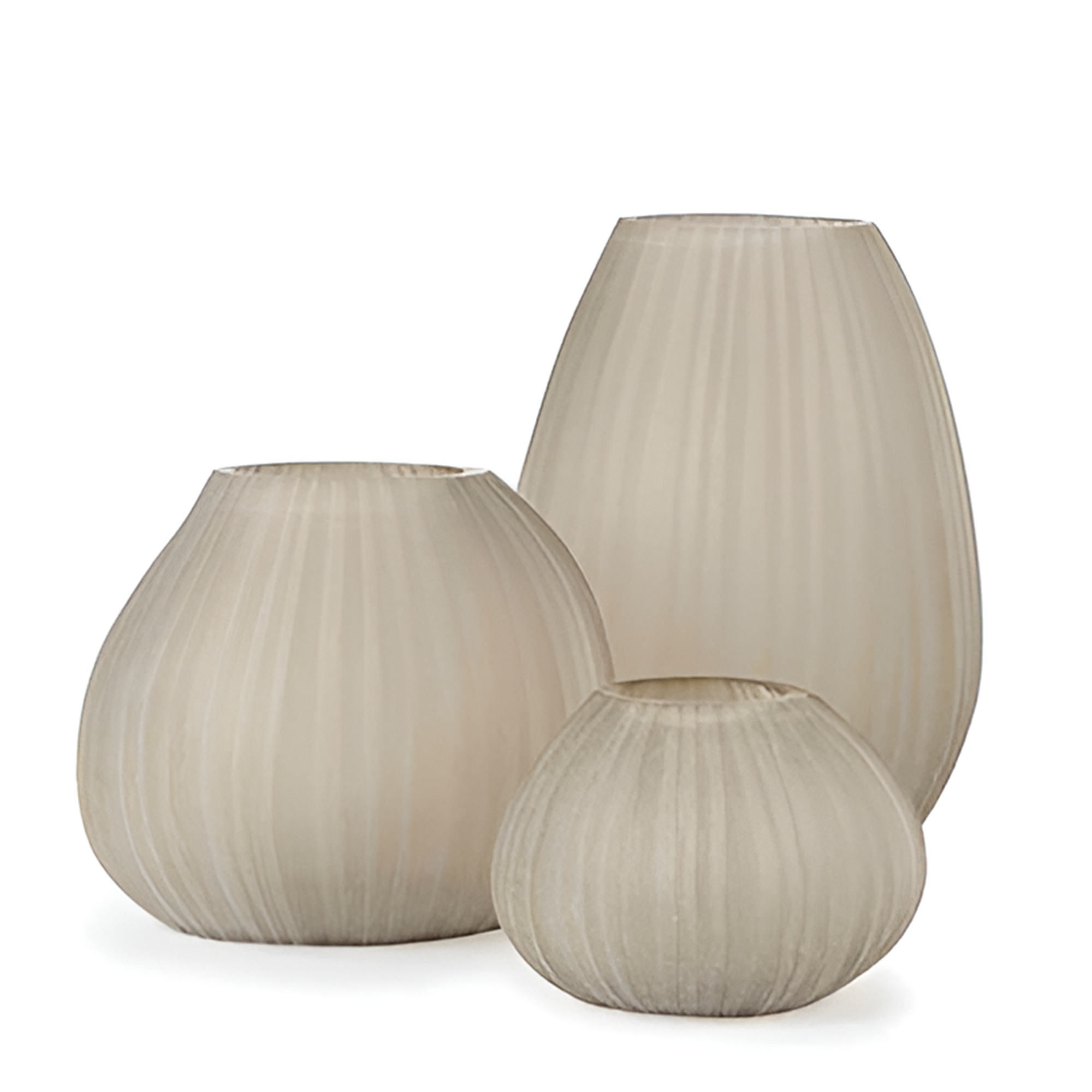 Otavalo Vase Round - Smoke Grey