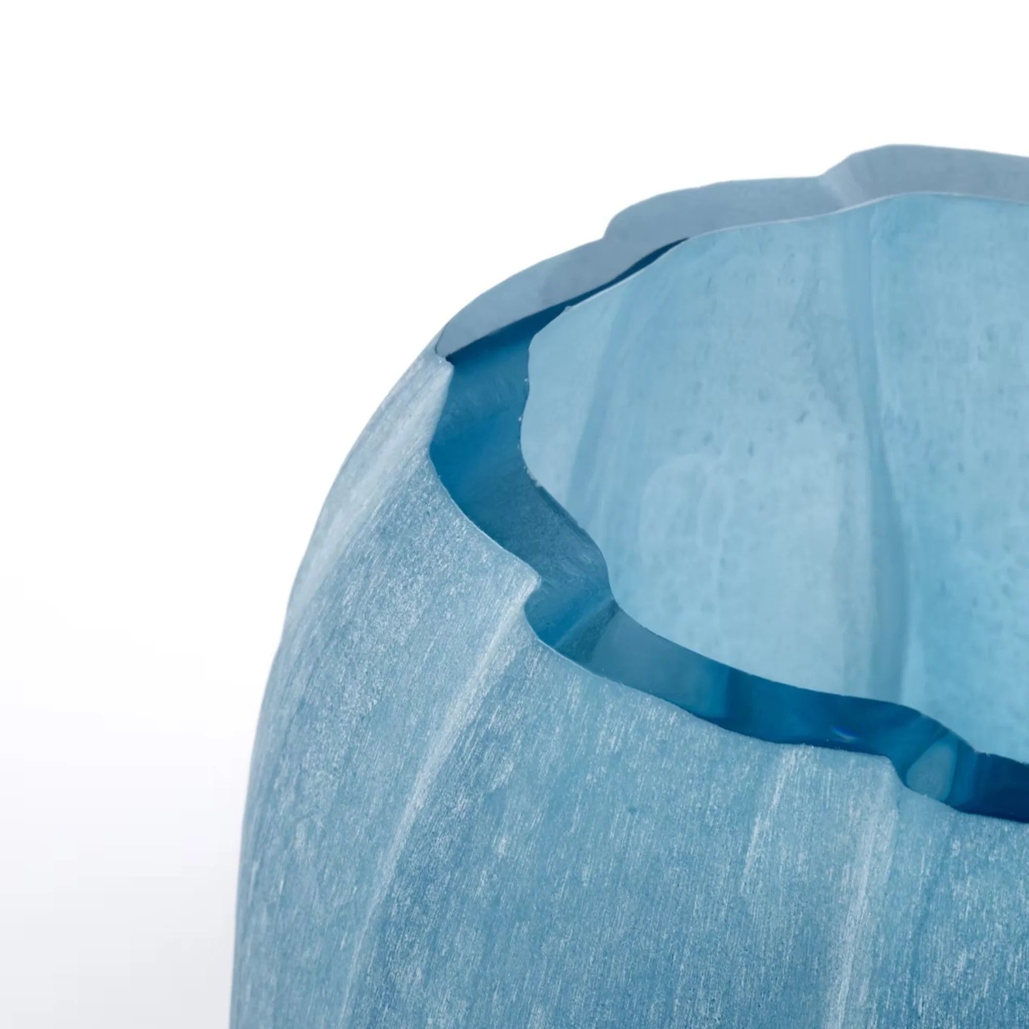 Uluru Vase Medium - Bohemian Crystal Sky Blue