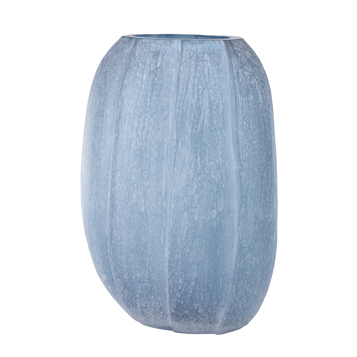 Uluru Vase Tall - Bohemian Crystal Sky Blue