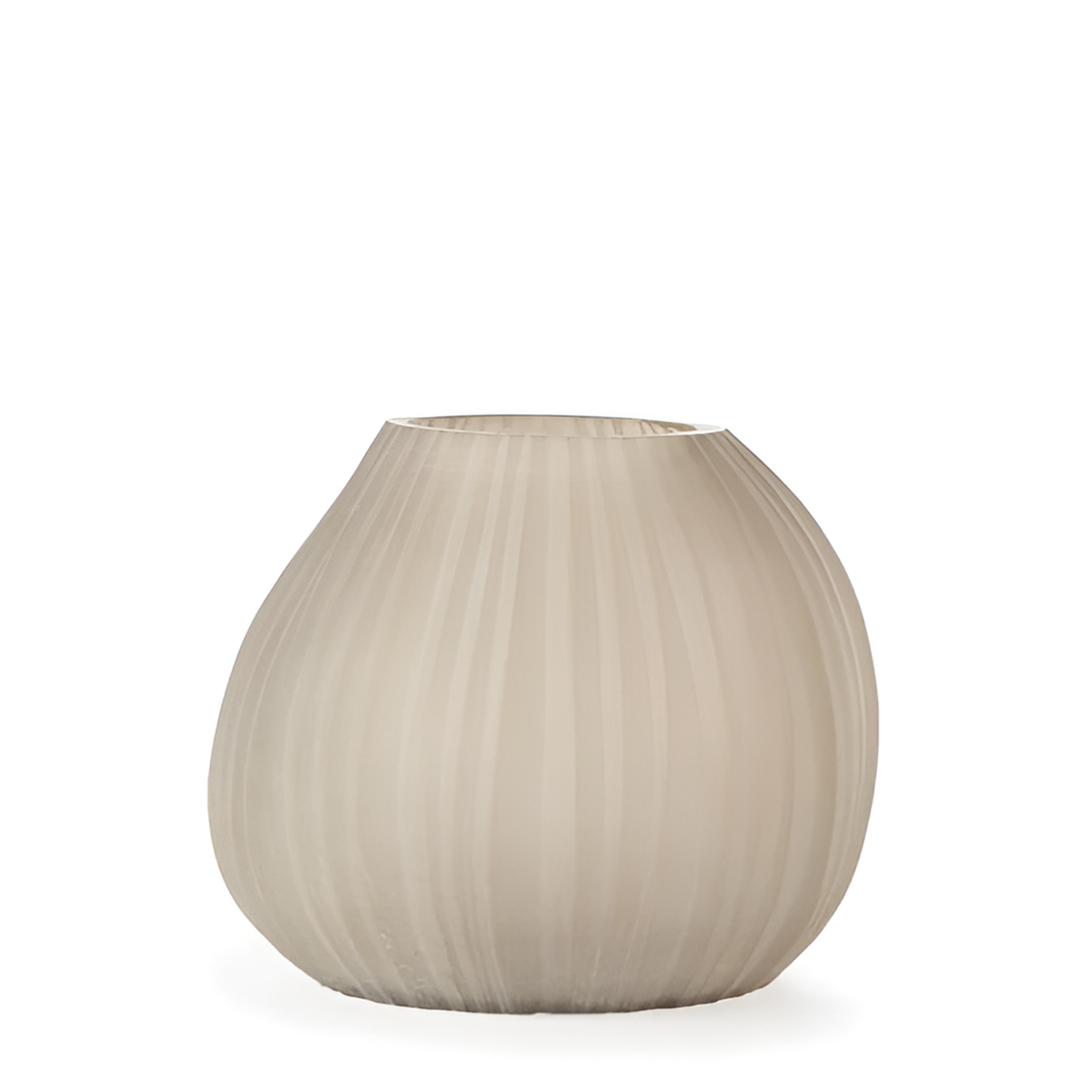 Otavalo Vase Round - Smoke Grey
