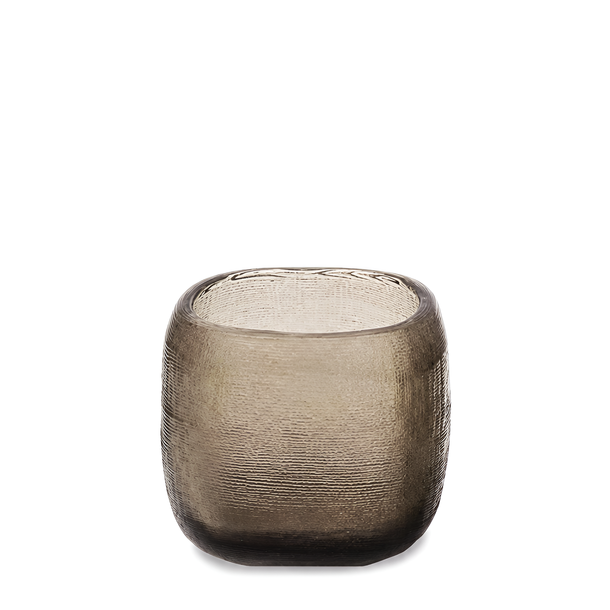 Yava Vase - Smoke Grey Tealight