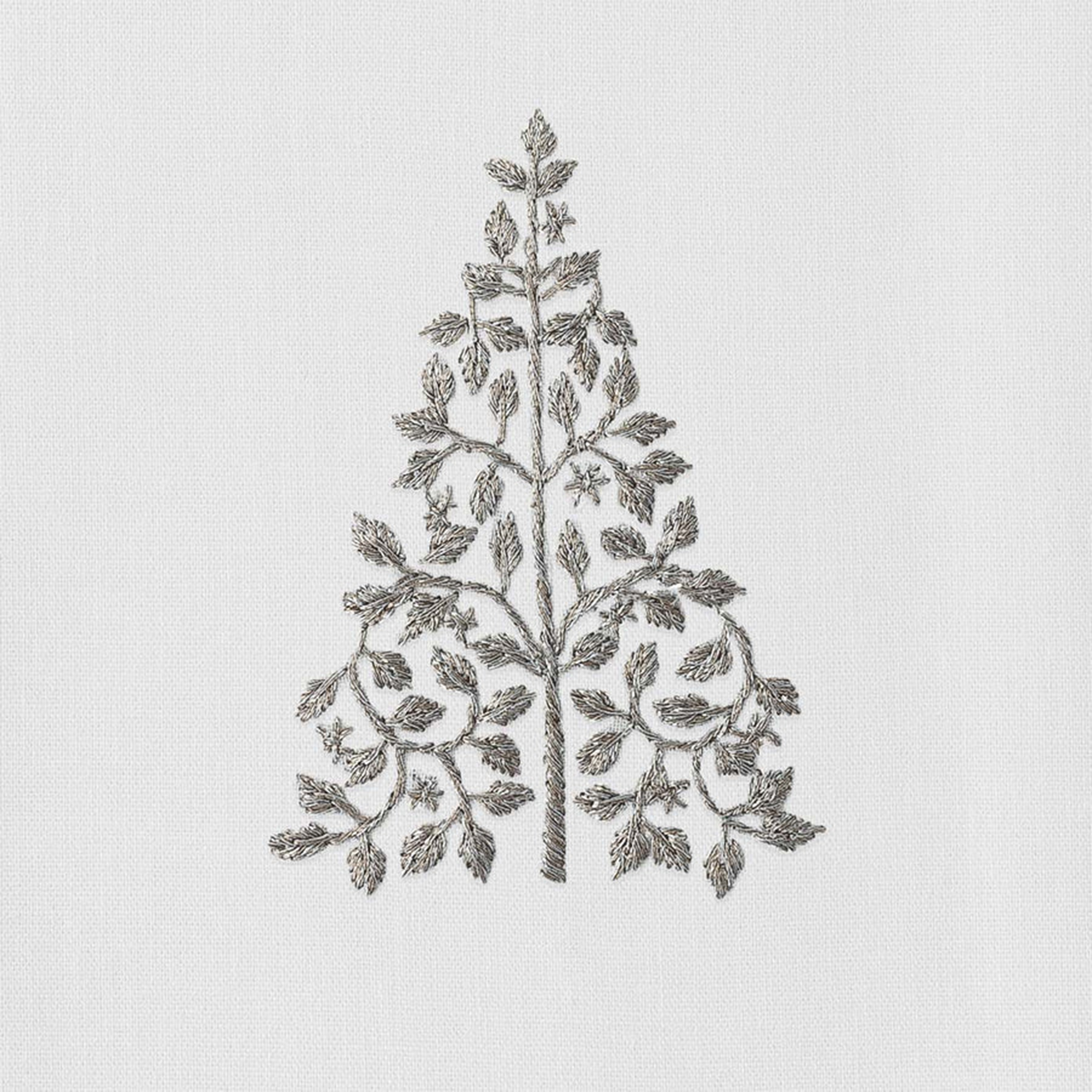 Mod Tree Napkin - Silver